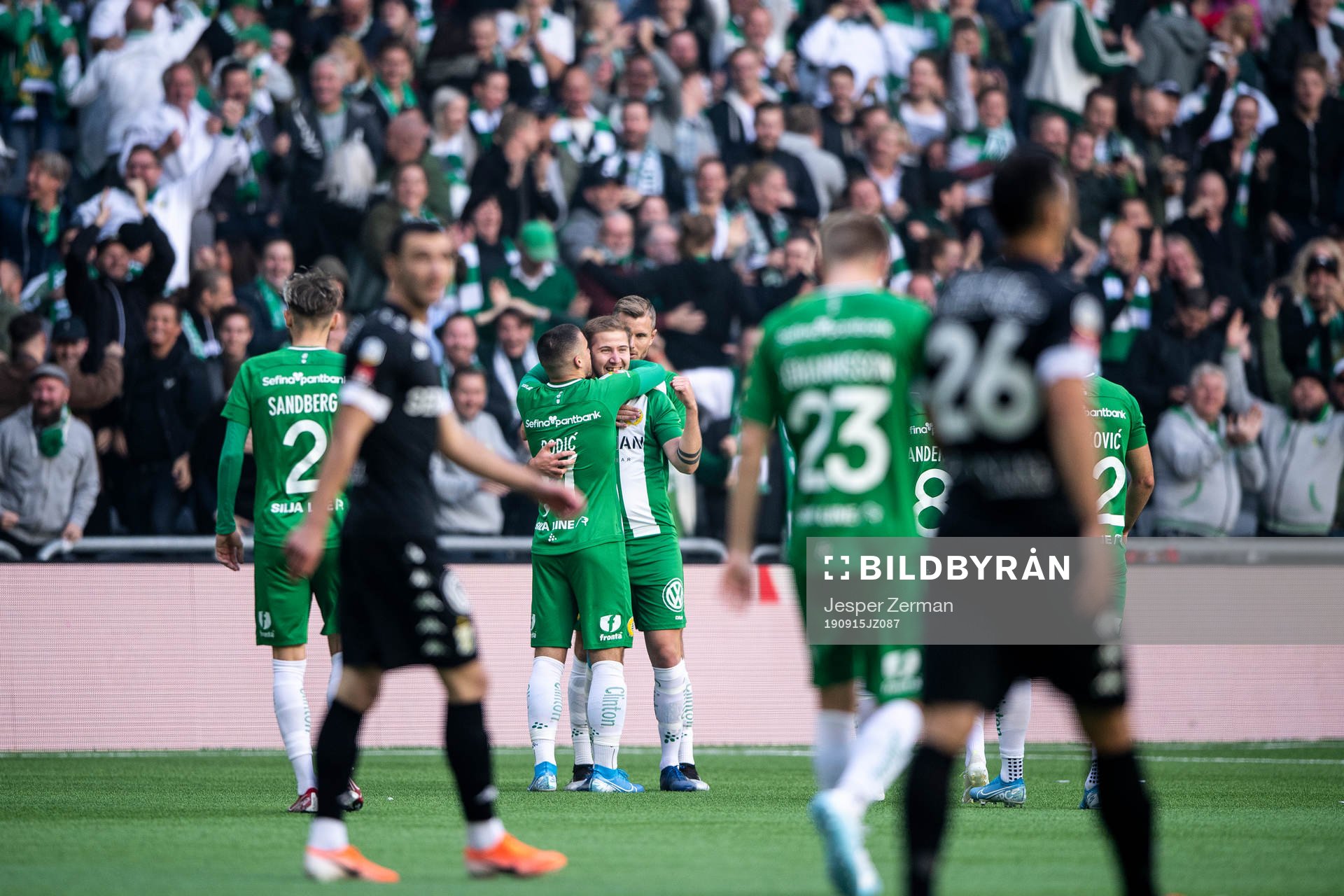 Hammarbys Darijan Bojanic jublar