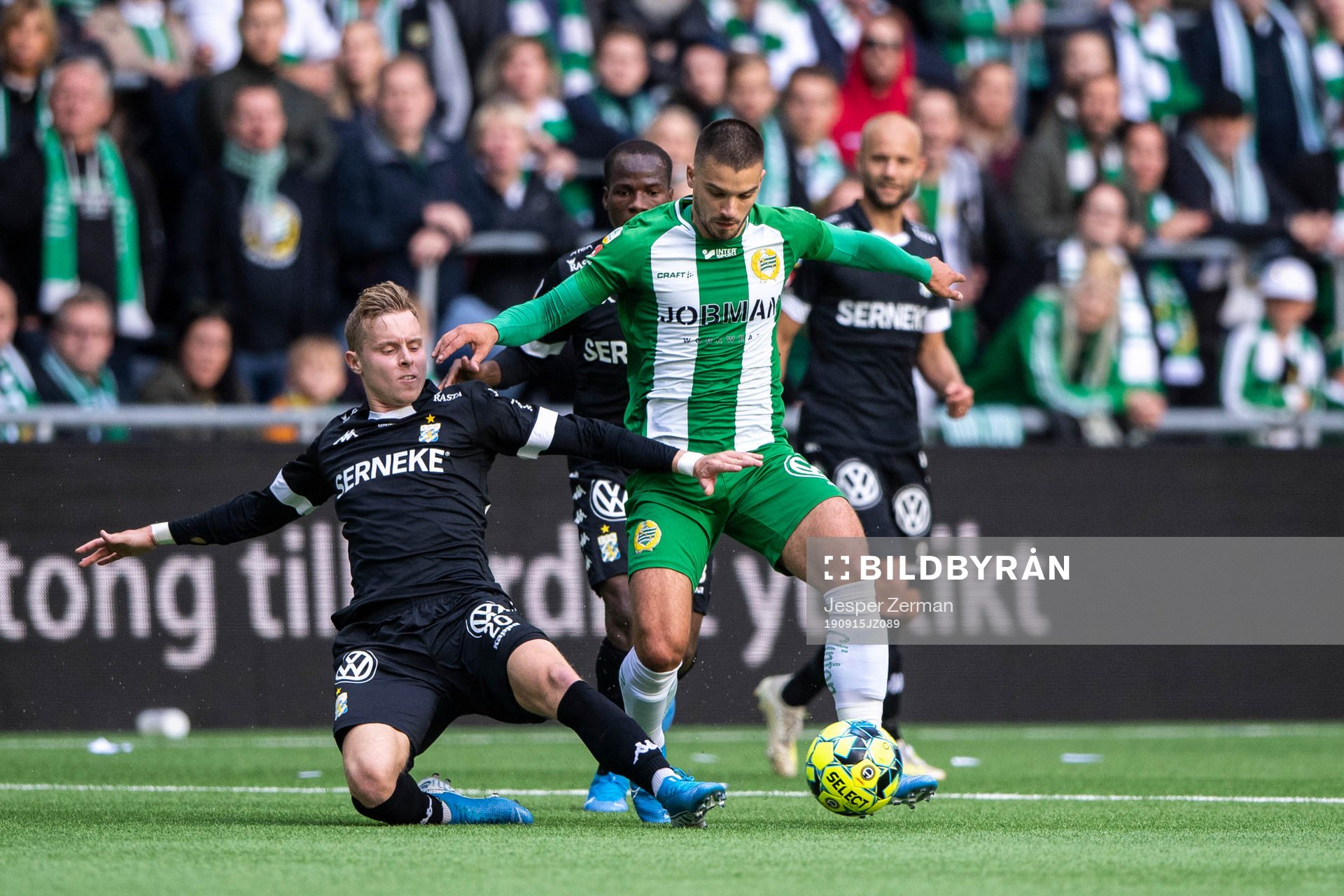 IFK Göteborgs Victor Wernersson och Hammarbys Vladimir