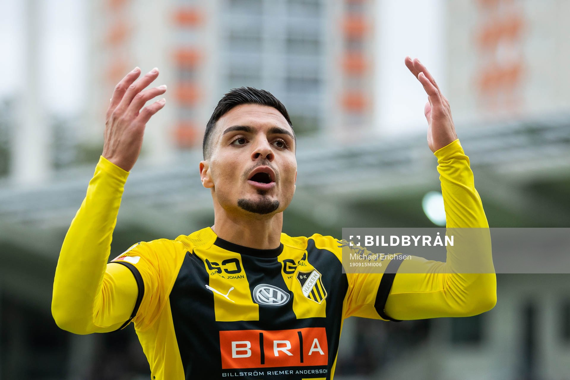 Häckens Ahmed Yasin reagerar