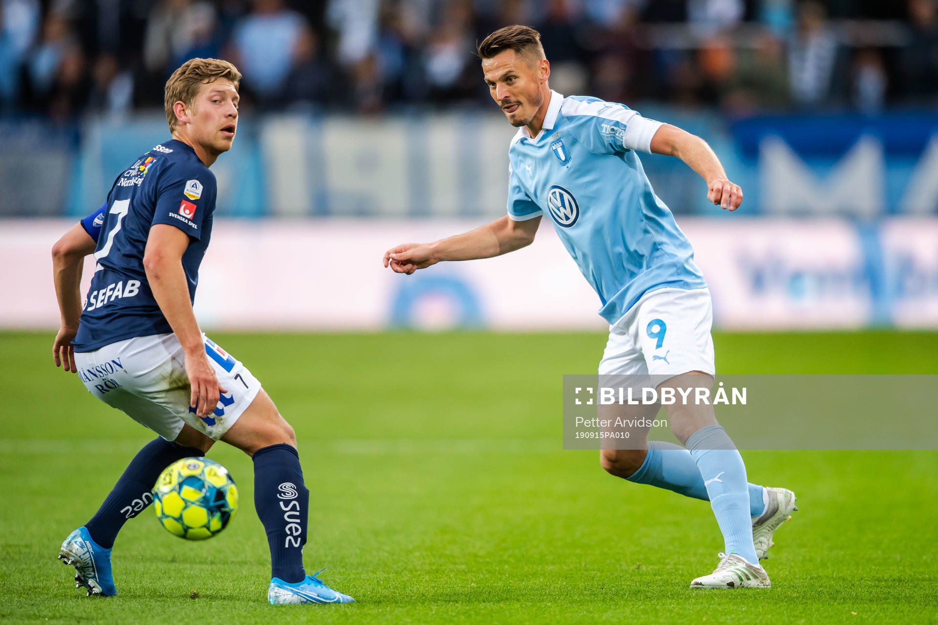 IFK Norrköpings Alexander Fransson och Malmö FFs Markus