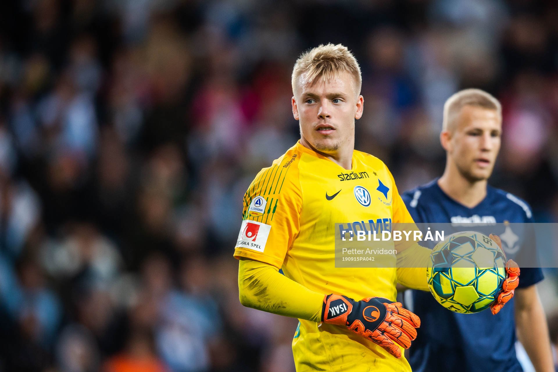IFK Norrköpings målvakt Isak Pettersson