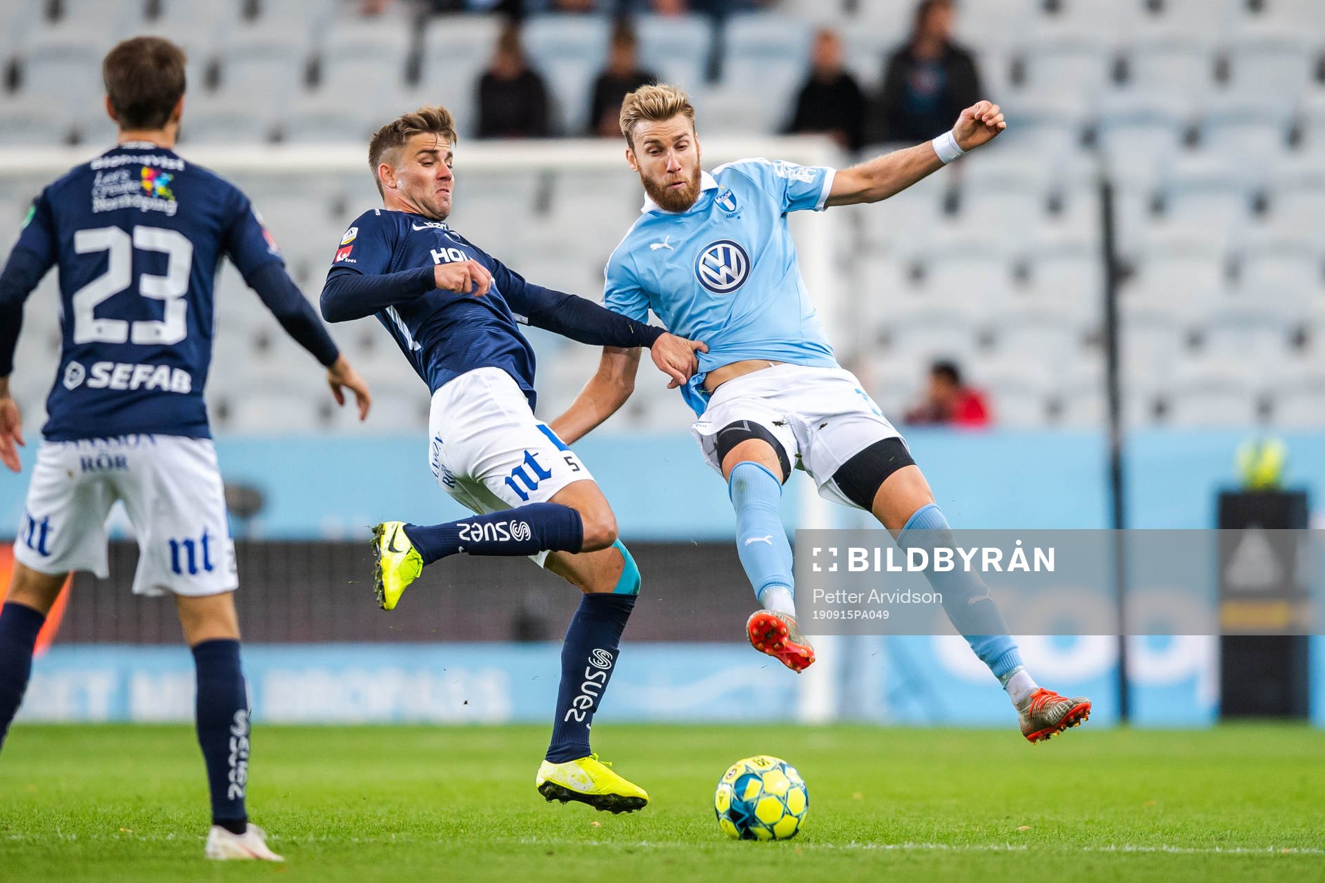 IFK Norrköpings Christoffer Nyman och Malmö FFs Rasmus