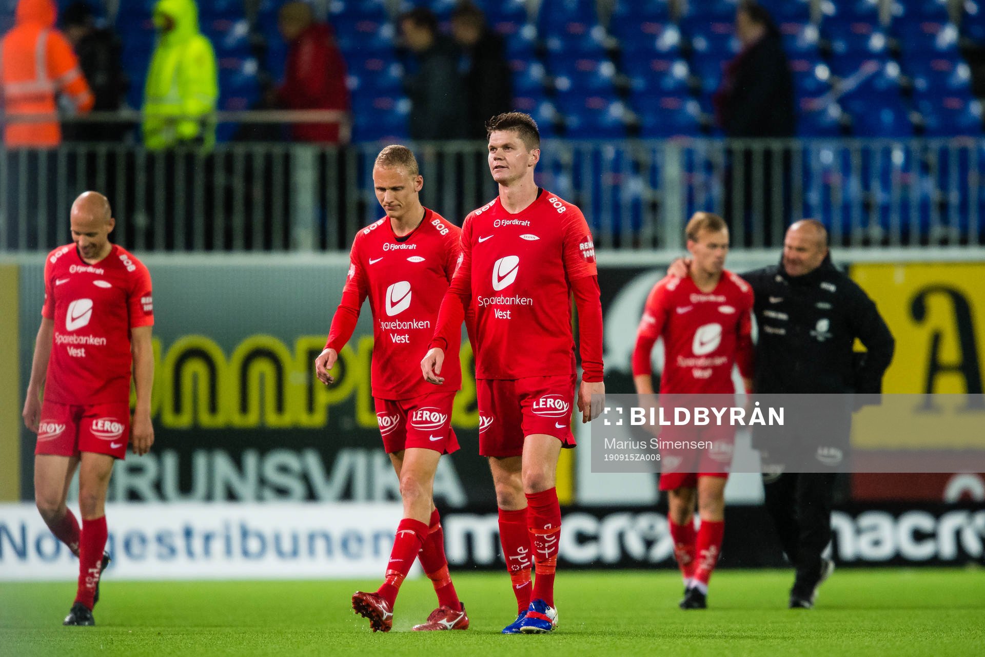Christian Eggen Rismark of Brann looks dejected
