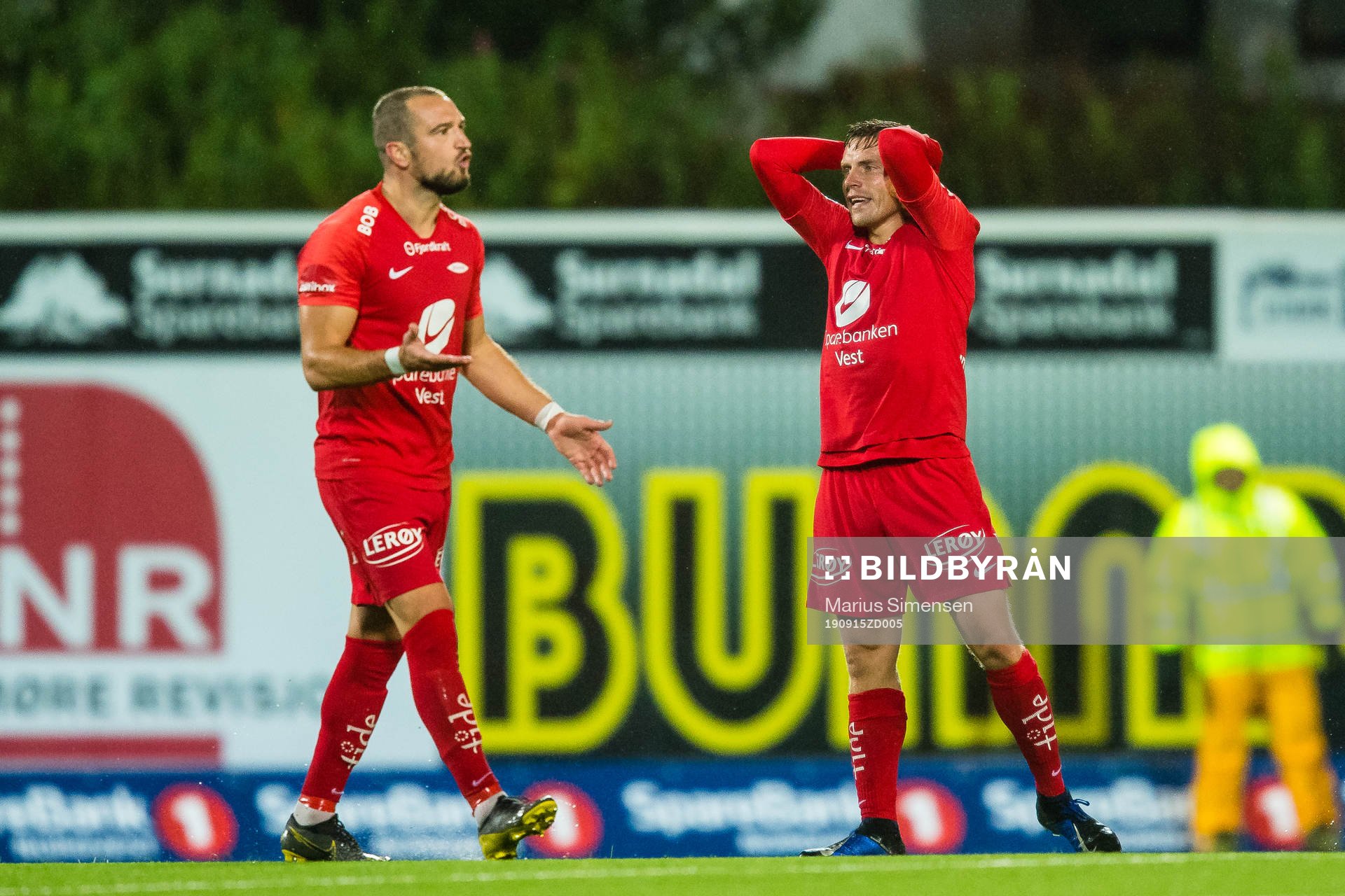 Veton Berisha and Ruben Yttergård Jenssen of Brann looks