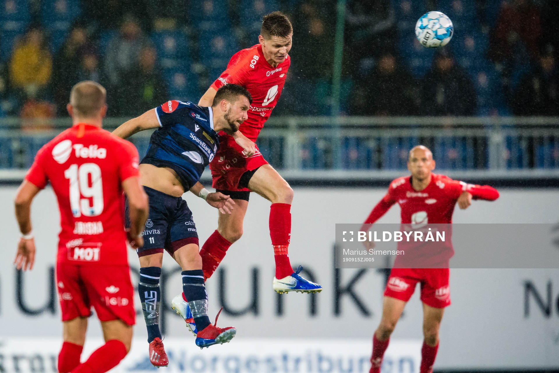 Flamur Kastrati of Kristiansund and Christian Eggen Rismark