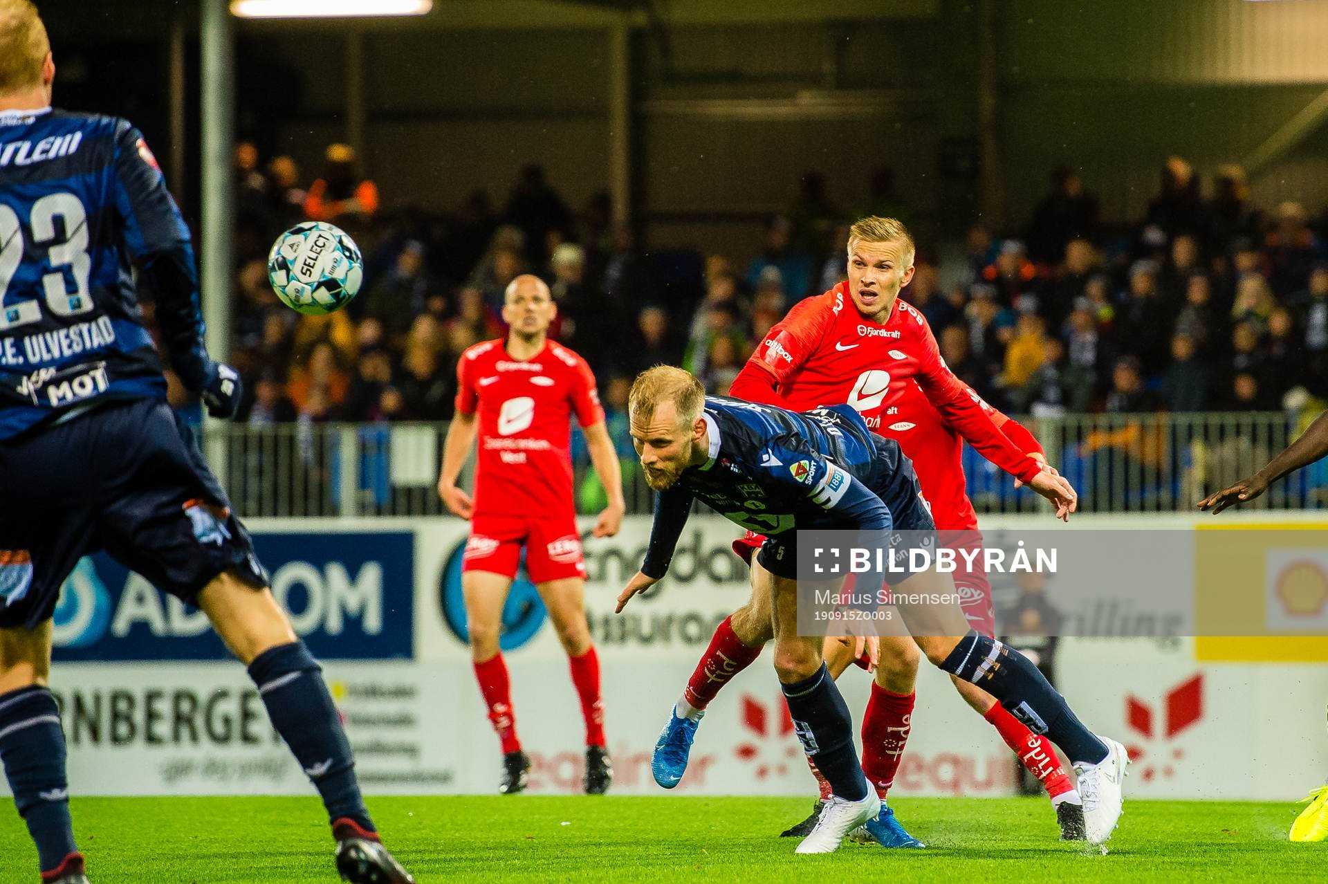 Dan Peter Ulvestad of Kristiansund and Taijo Teniste of