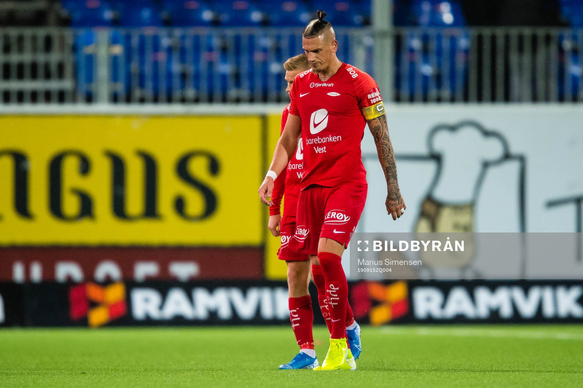 Vito Wormgoor of Brann looks dejected