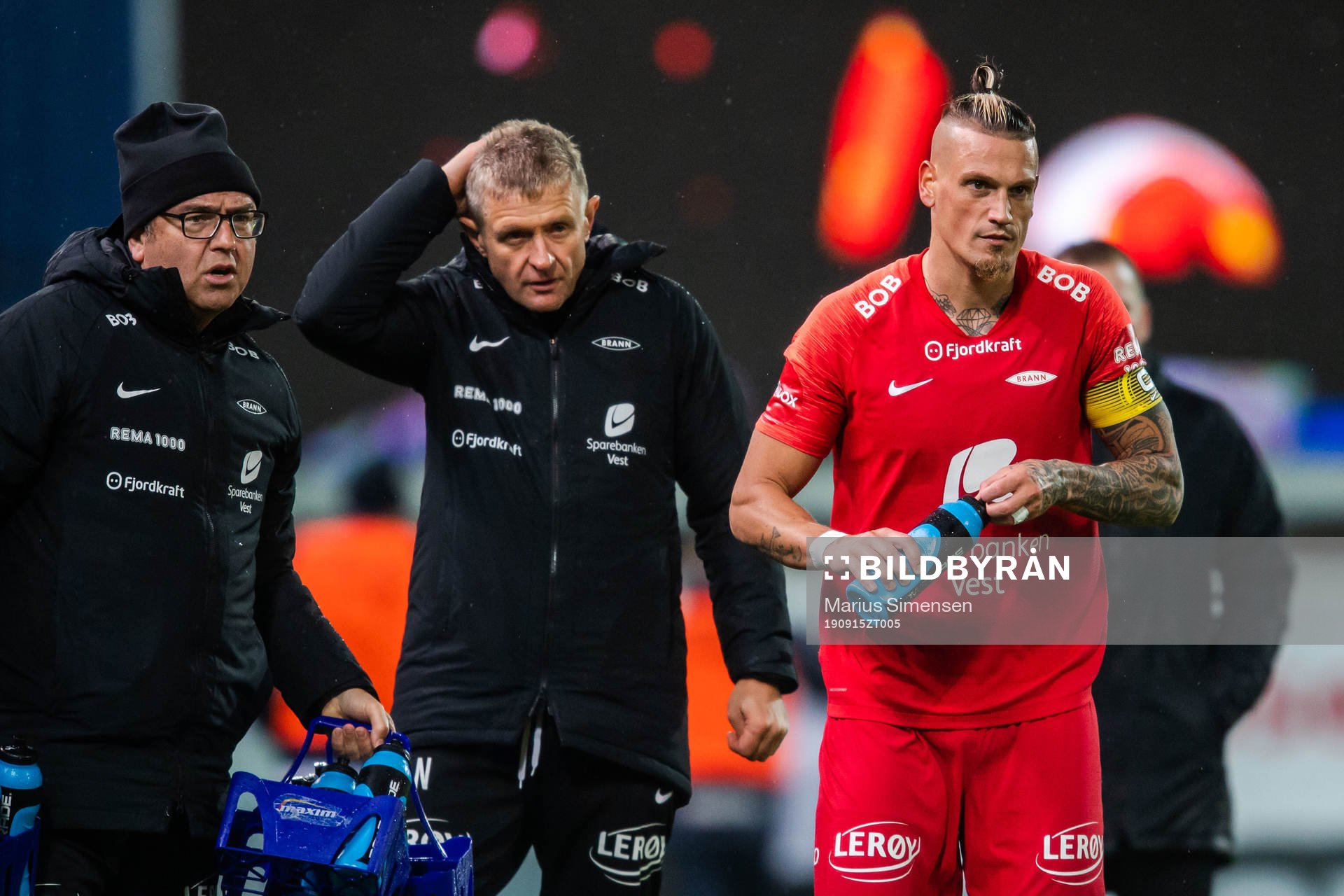 Lars Arne Nilsen, head coach and Vito Wormgoor of Brann