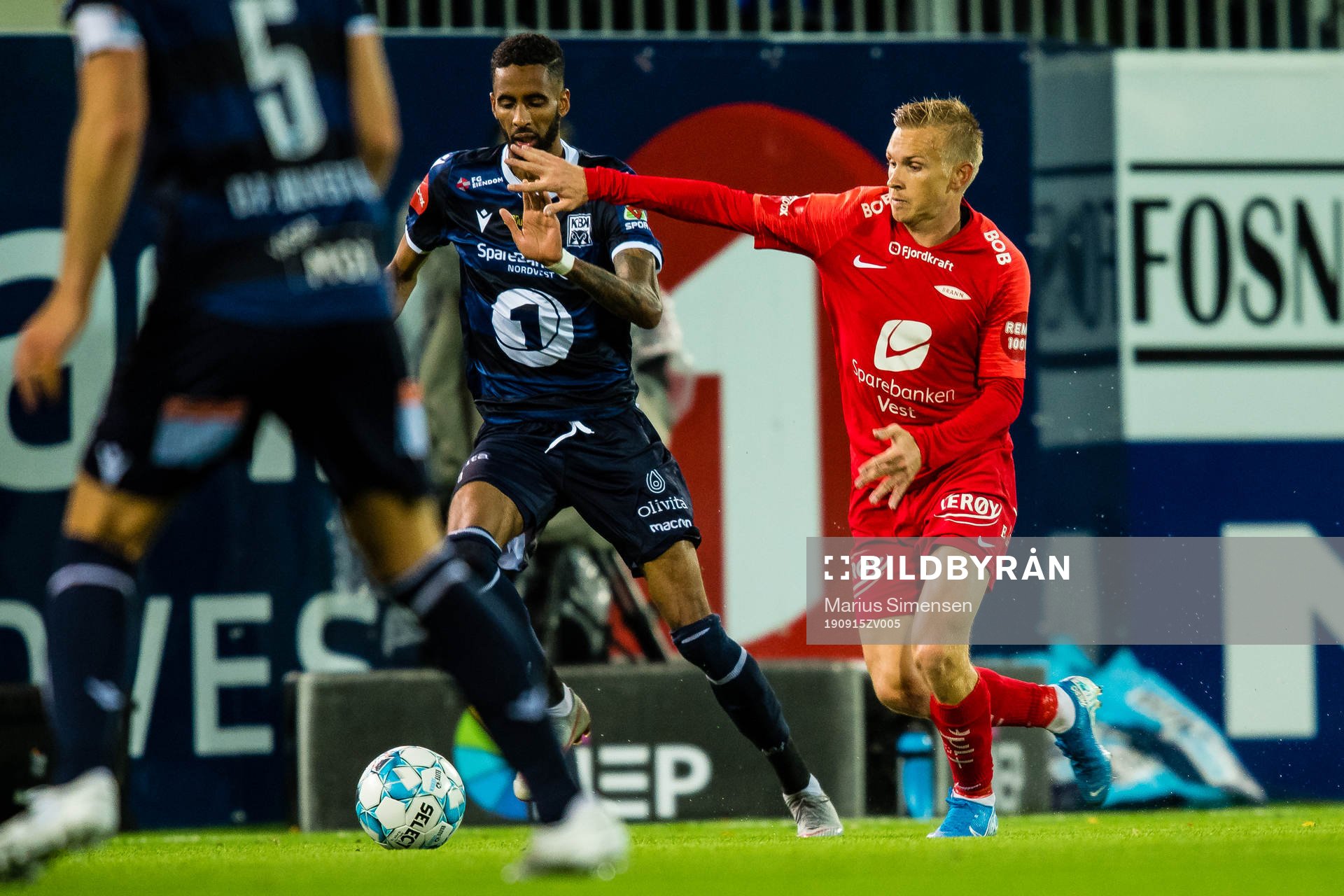 Amahl William Pellegrino of Kristiansund and Taijo Teniste