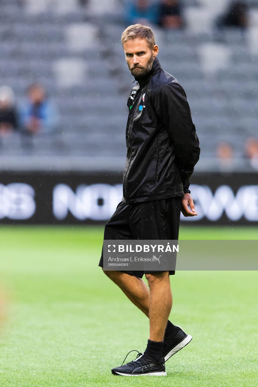 Helsingborgs tränare Olof Mellberg