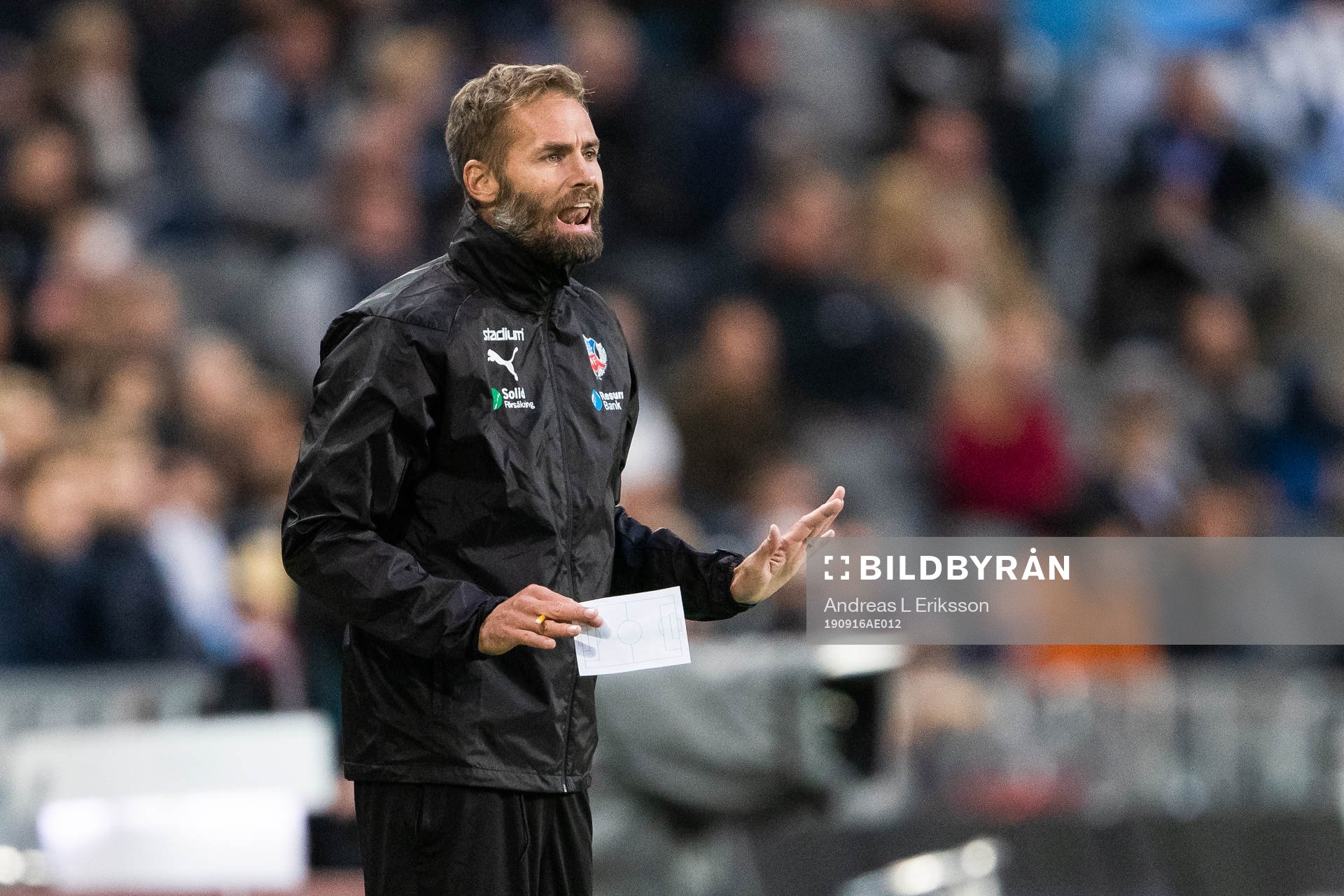 Helsingborgs tränare Olof Mellberg
