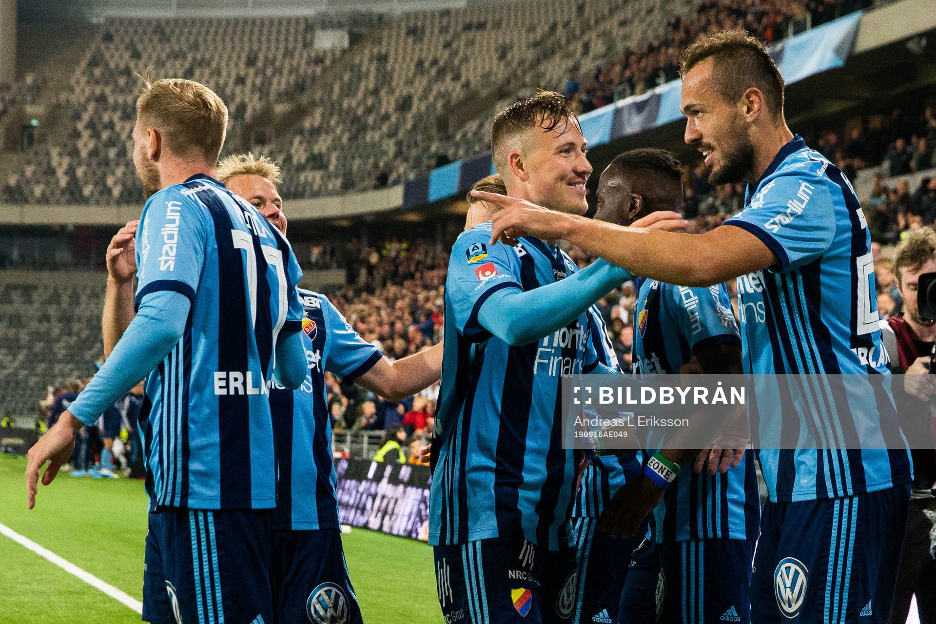 Djurgårdens Fredrik Ulvestad jublar