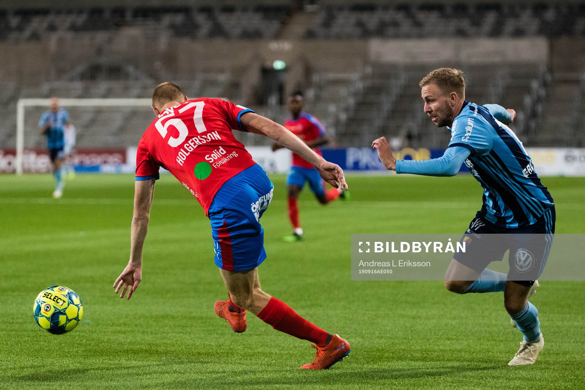 Helsingborgs Markus Holgersson och Djurgårdens Jonathan