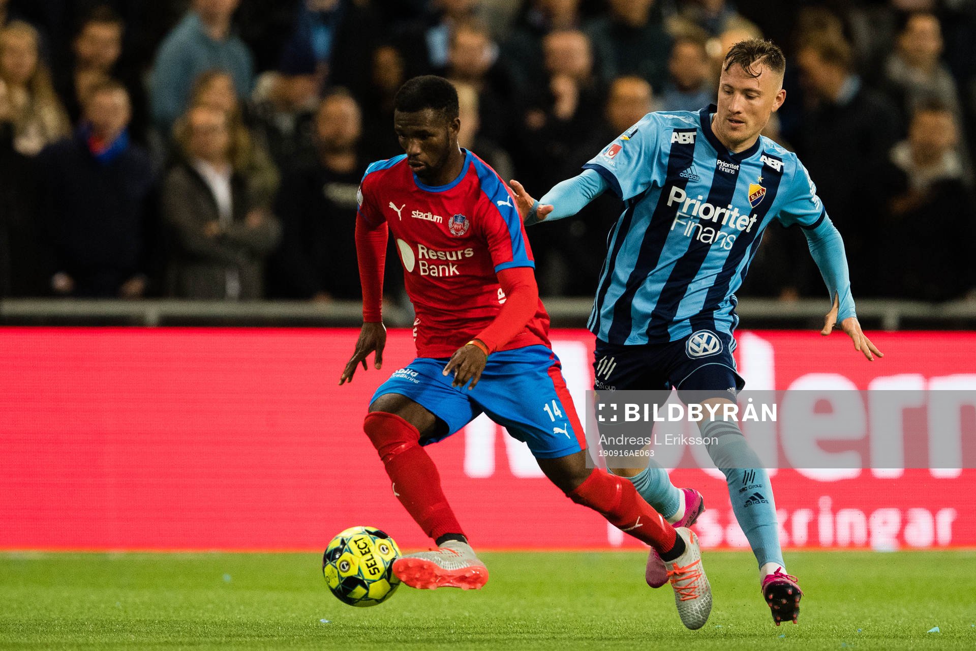 Helsingborgs Mohammed Abubakari och Djurgårdens Fredrik