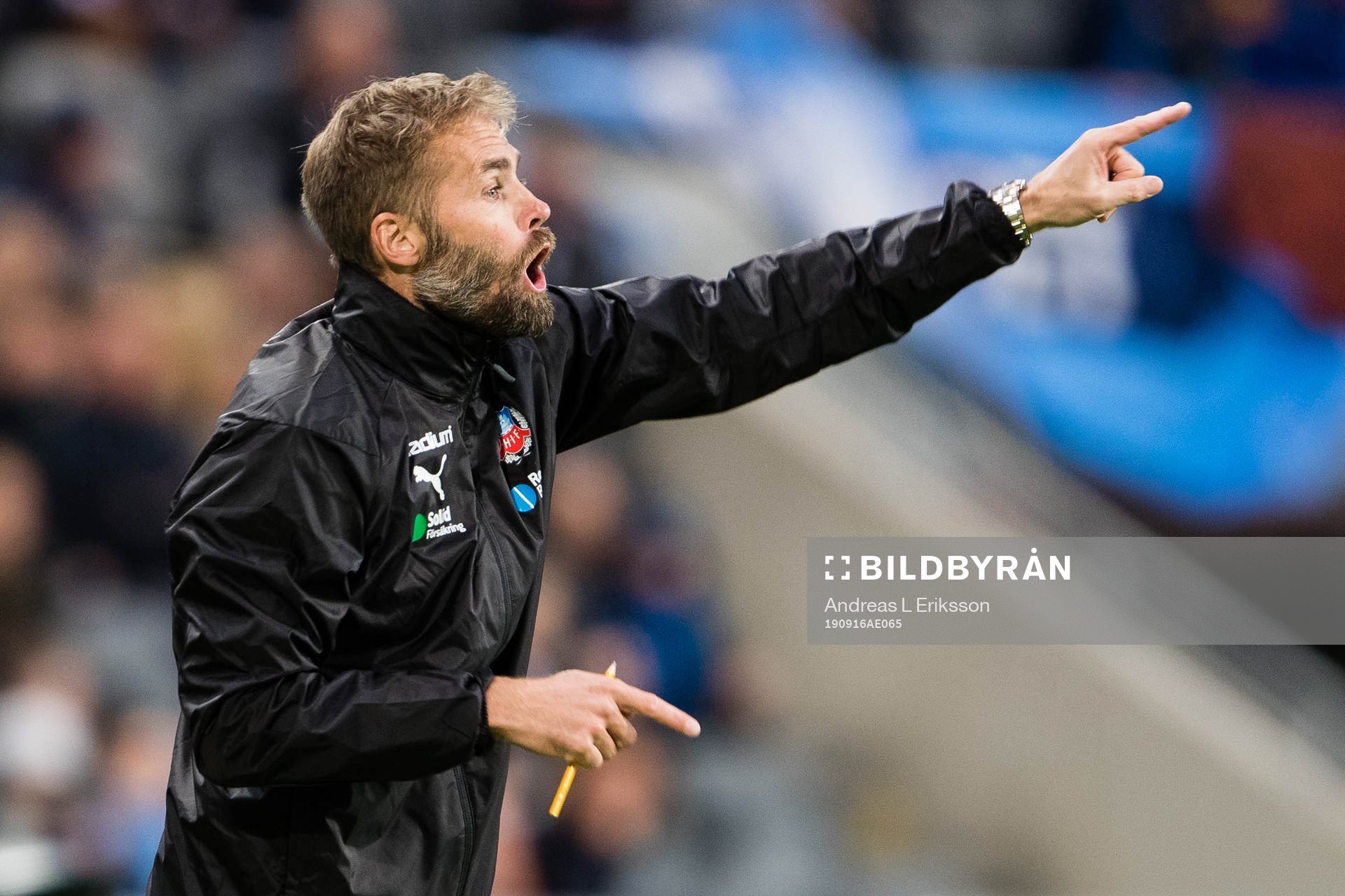 Helsingborgs tränare Olof Mellberg