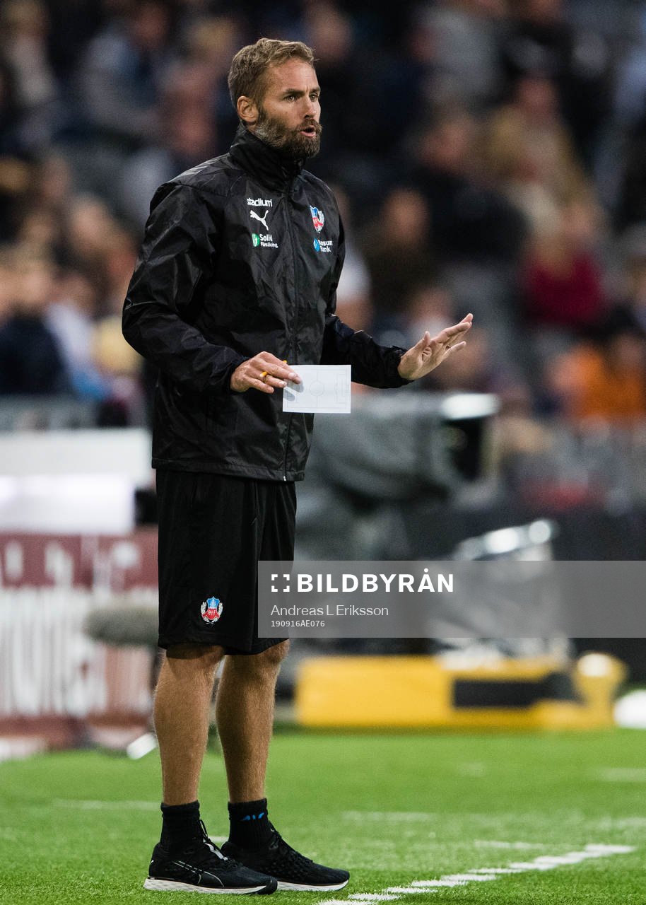 Helsingborgs tränare Olof Mellberg