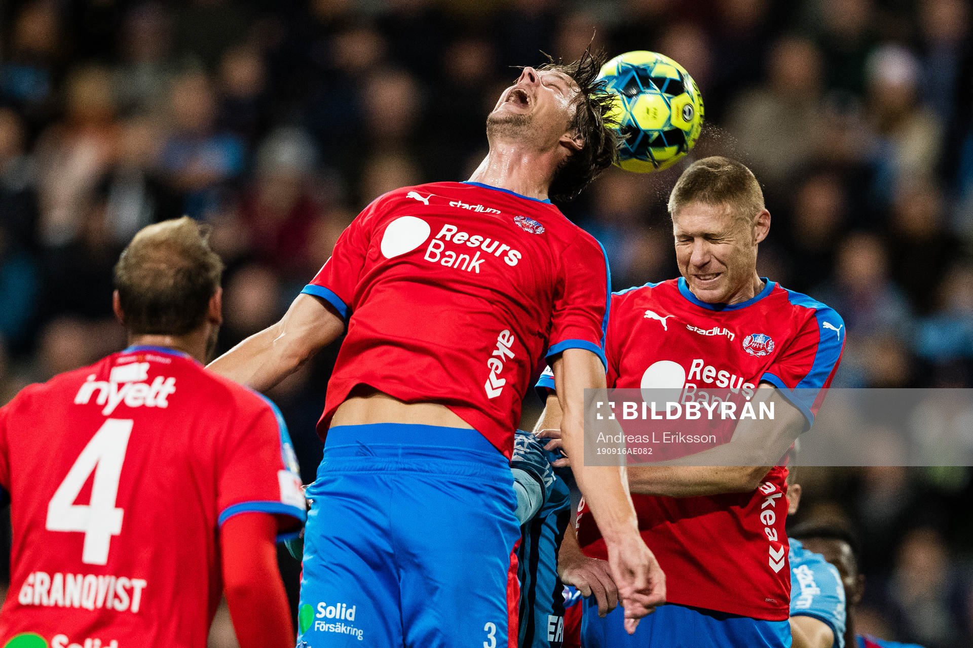 Helsingborgs Fredrik Liverstam och Markus Holgersson