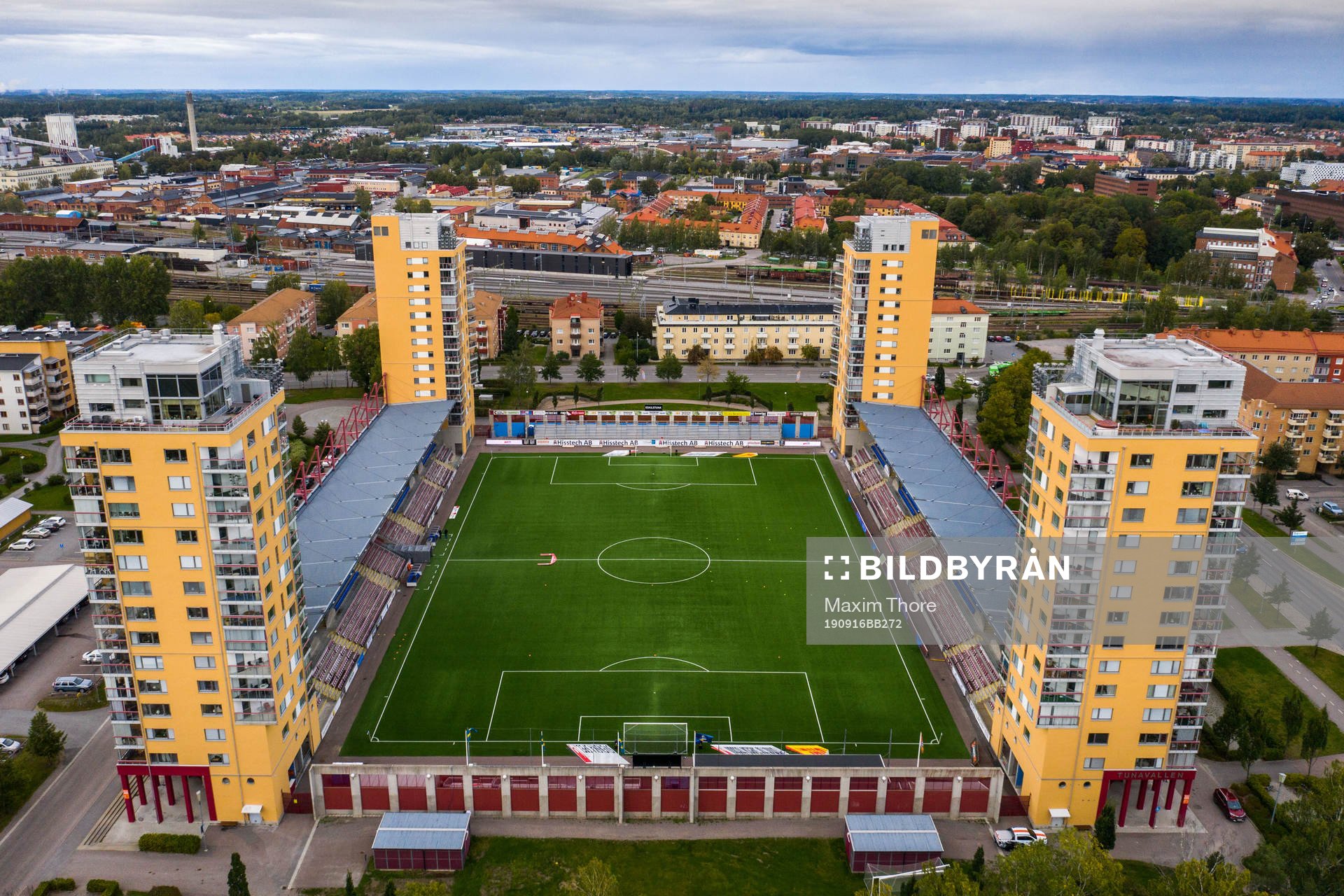 Vy över Tunavallen
