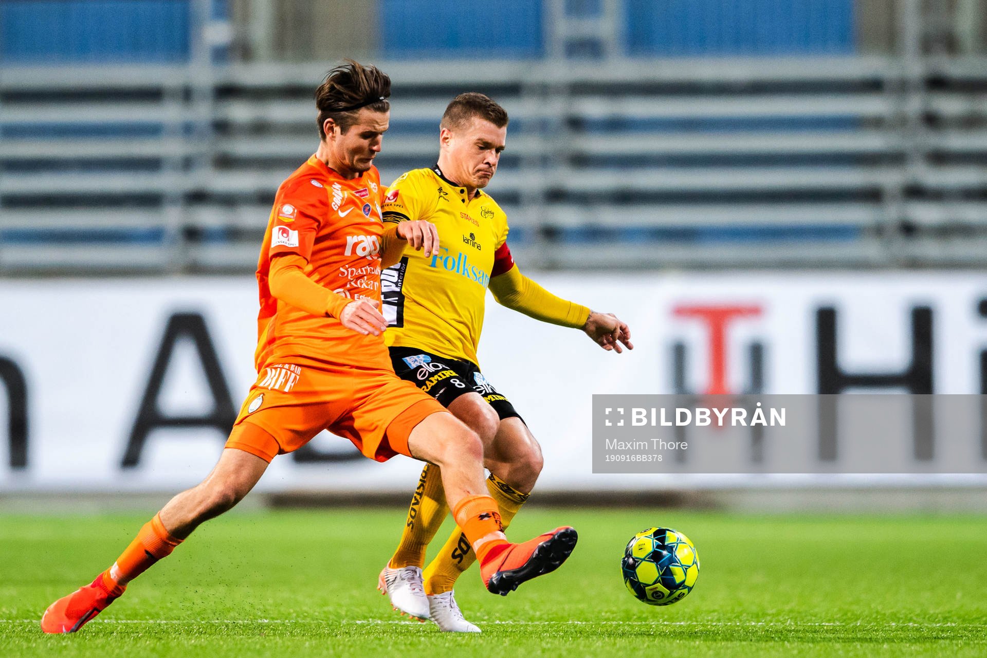 AFC Eskilstunas Wilhelm Loeper och Elfsborgs Samuel Holmén
