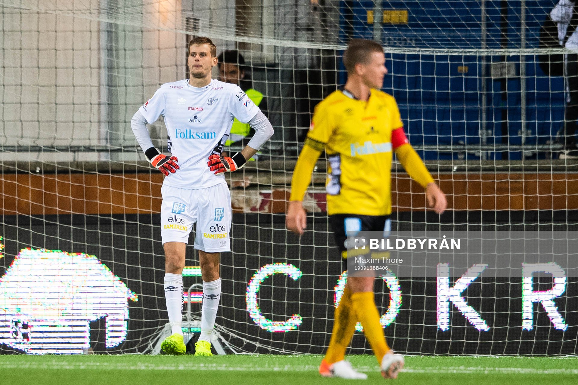Elfsborgs målvakt Tim Rönning deppar