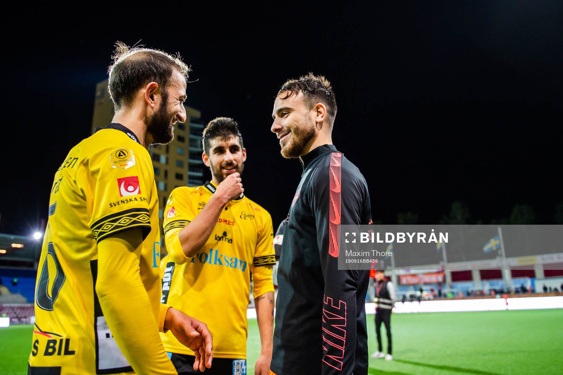 Elfsborgs Robert Gojani och Alejandro Fernandez Portillo i