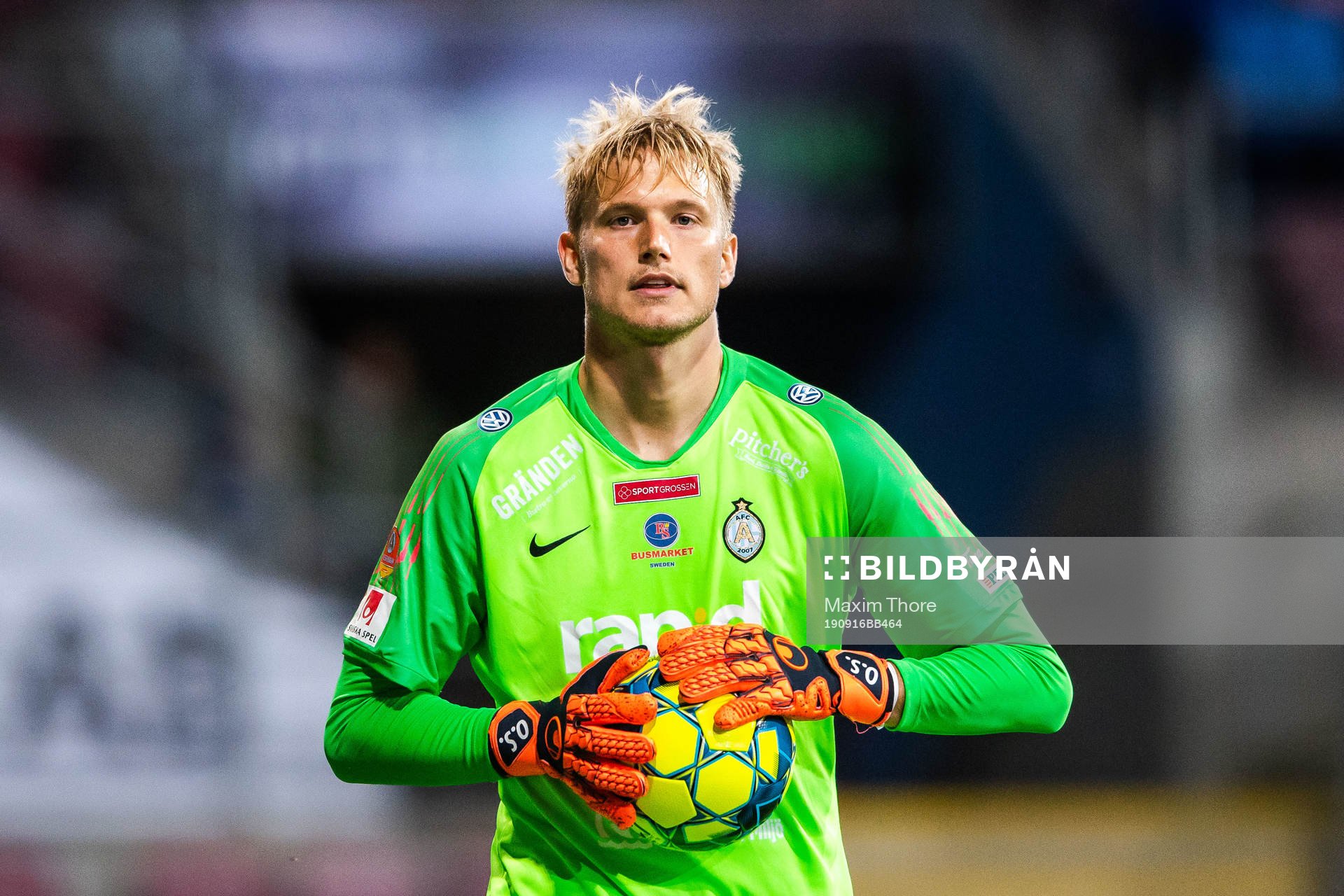 AFC Eskilstunas målvakt Ole Söderberg