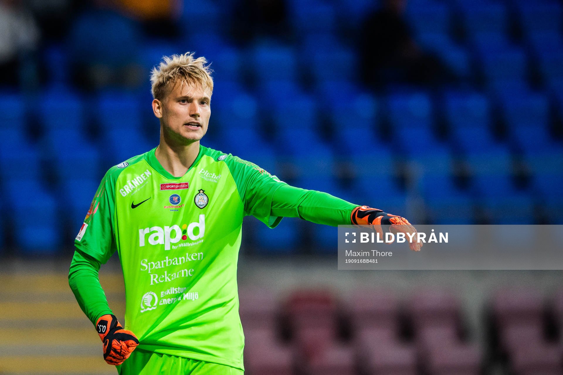 AFC Eskilstunas målvakt Ole Söderberg