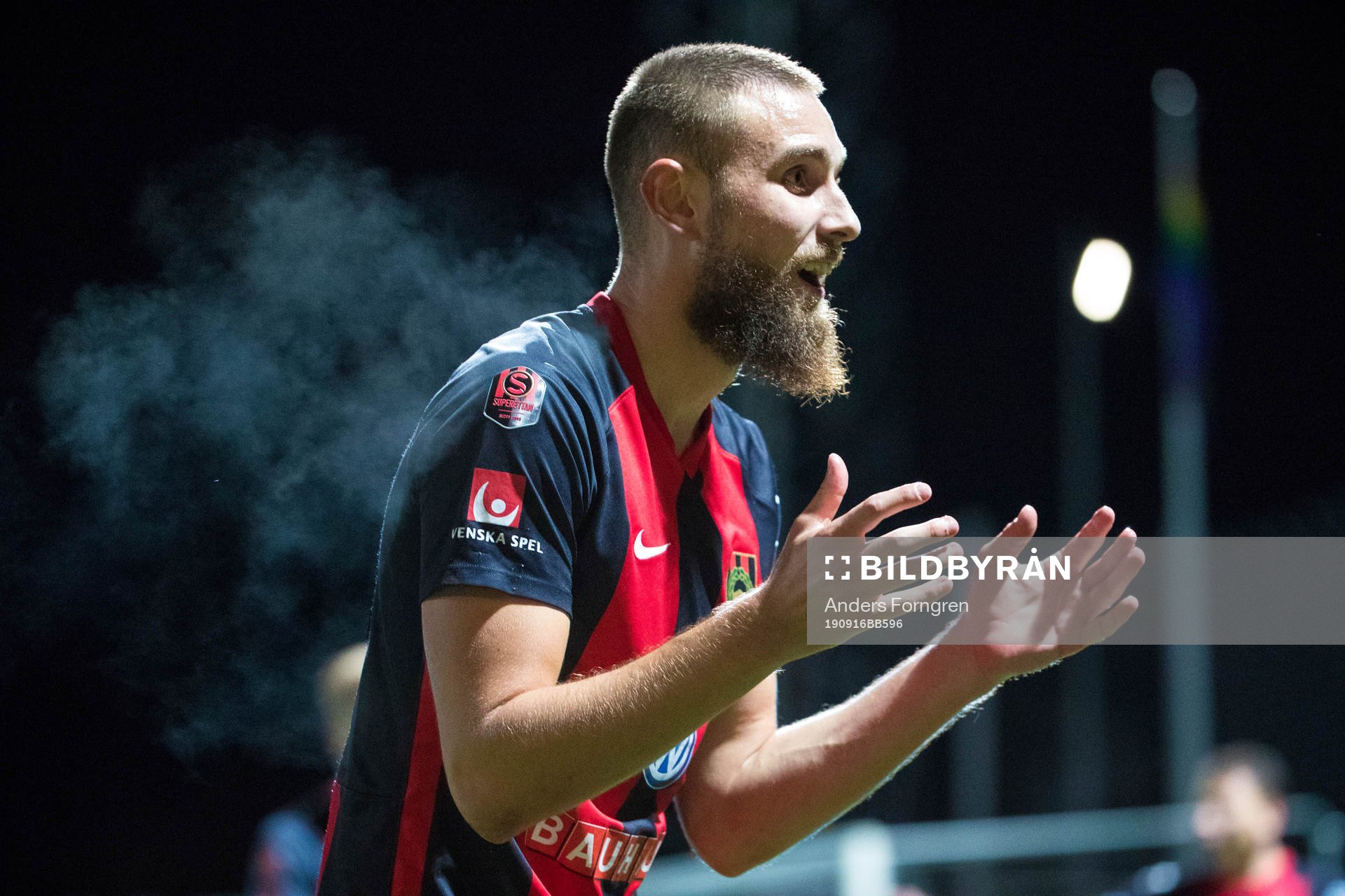 Brommapojkarnas Ali Suljic reagerar