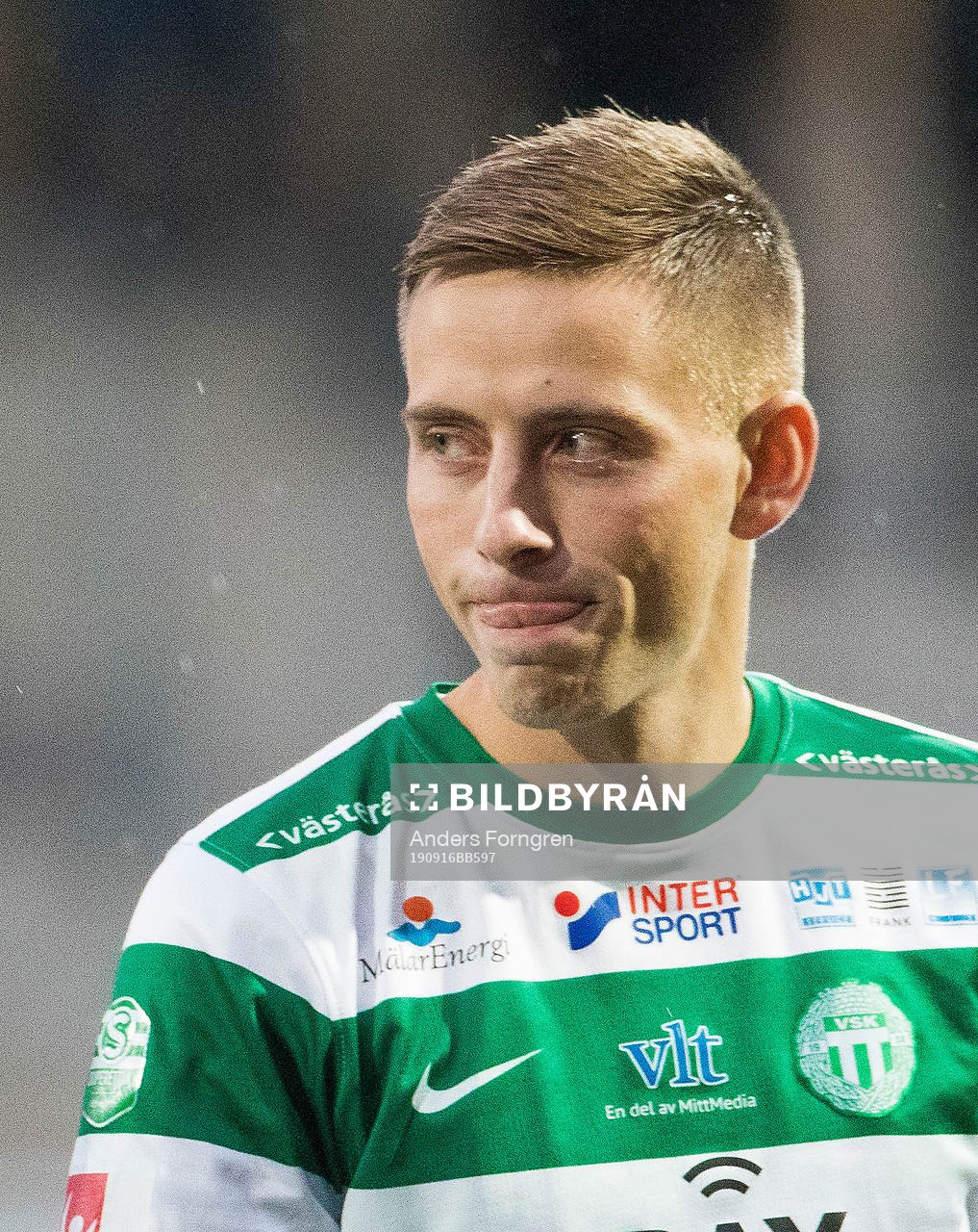 Västerås Petar Petrovic innanfotbollsmatchen i Superettan