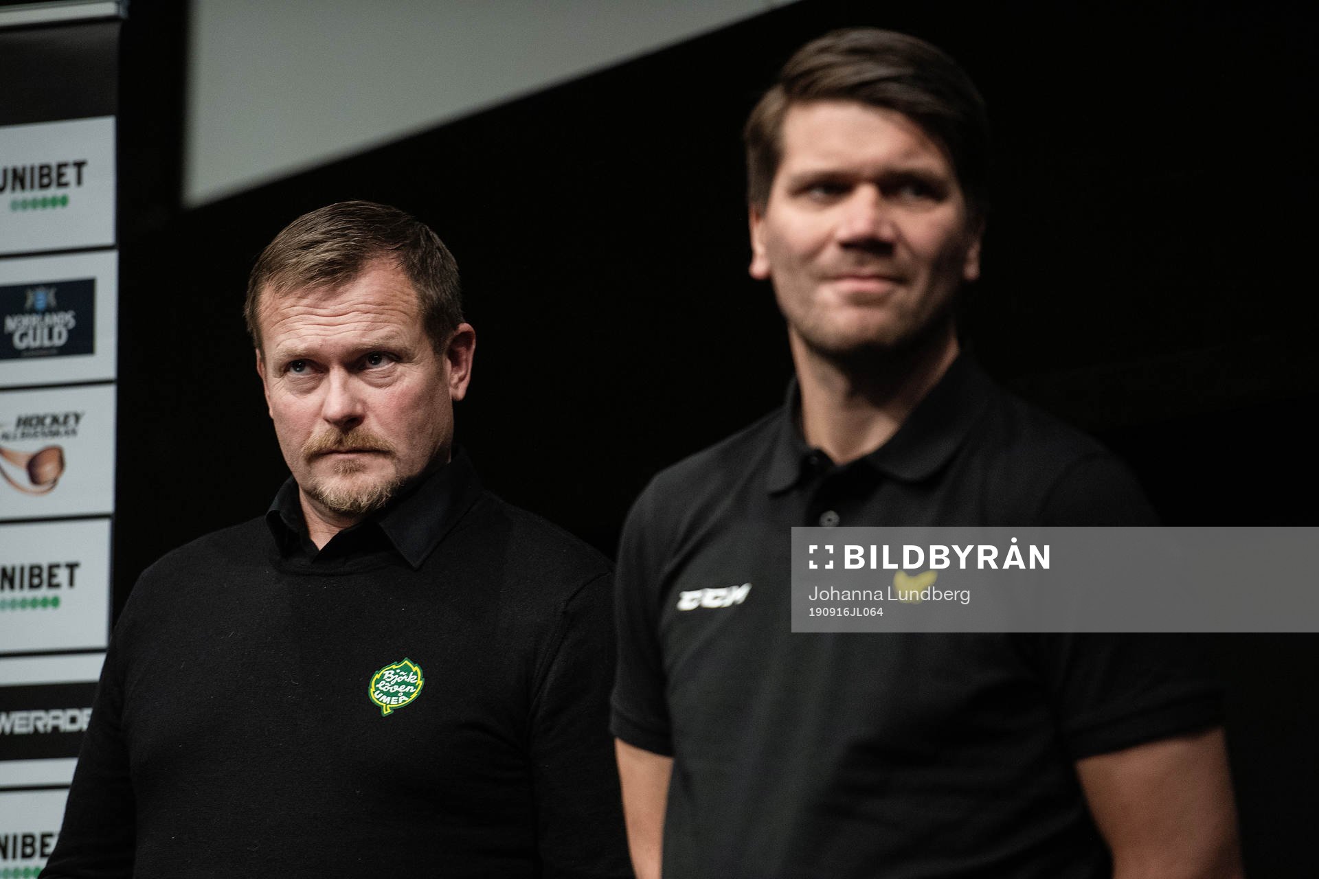 Joakim Fagervall, tränare Björklöven, och Thomas