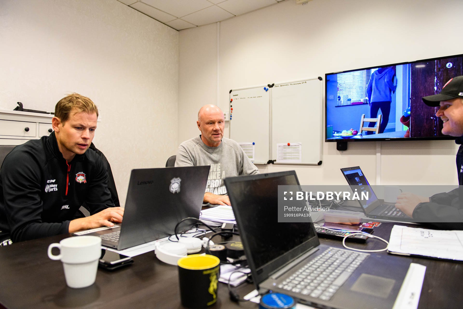 Assisterande tränare Martin Filander, tränare Peter