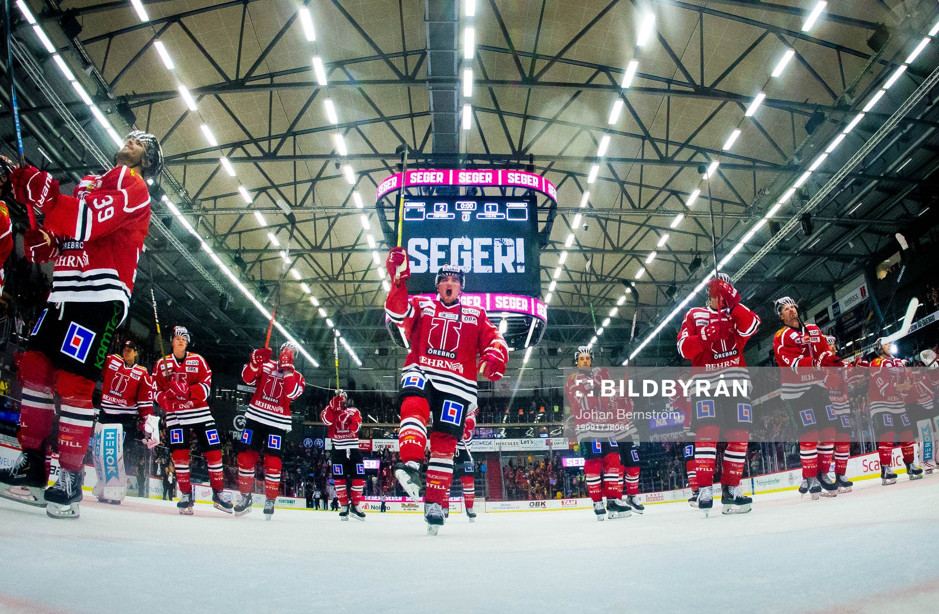 Örebros Jordan Boucher, Glenn Gustafsson och Stefan Warg