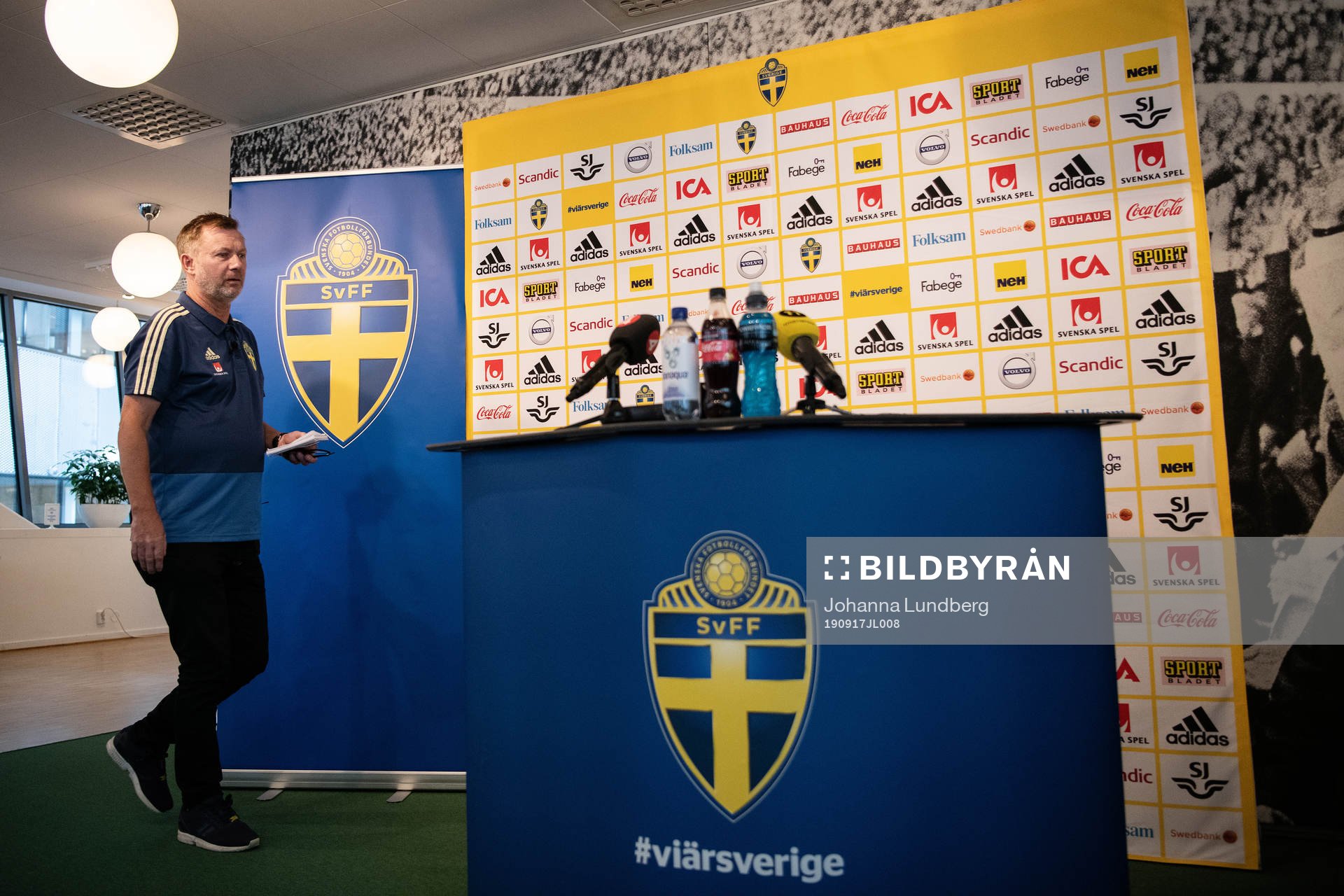 Peter Gerhardsson, förbundskapten för damlandslaget