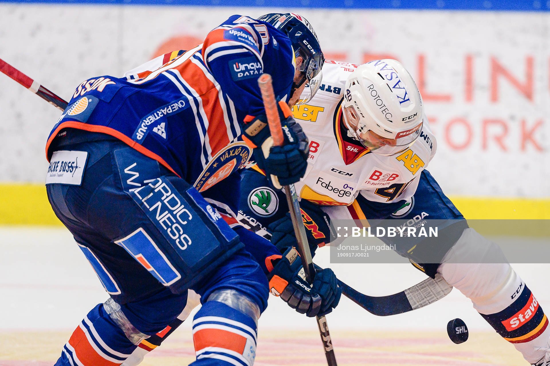 Tek mellan Växjös Erik Josefsson och Djurgårdens Jacob