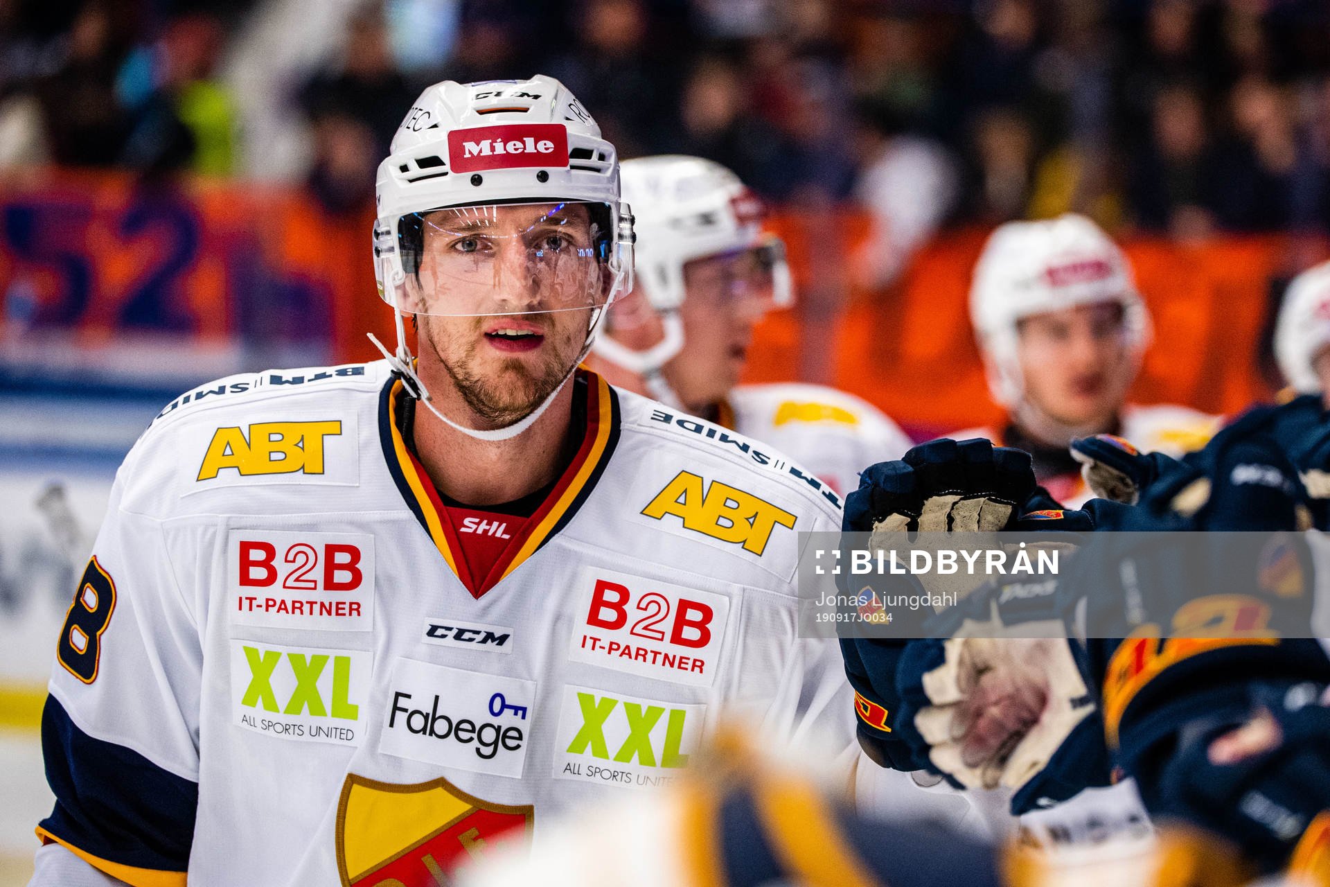 Djurgårdens Anton Hedman jublar