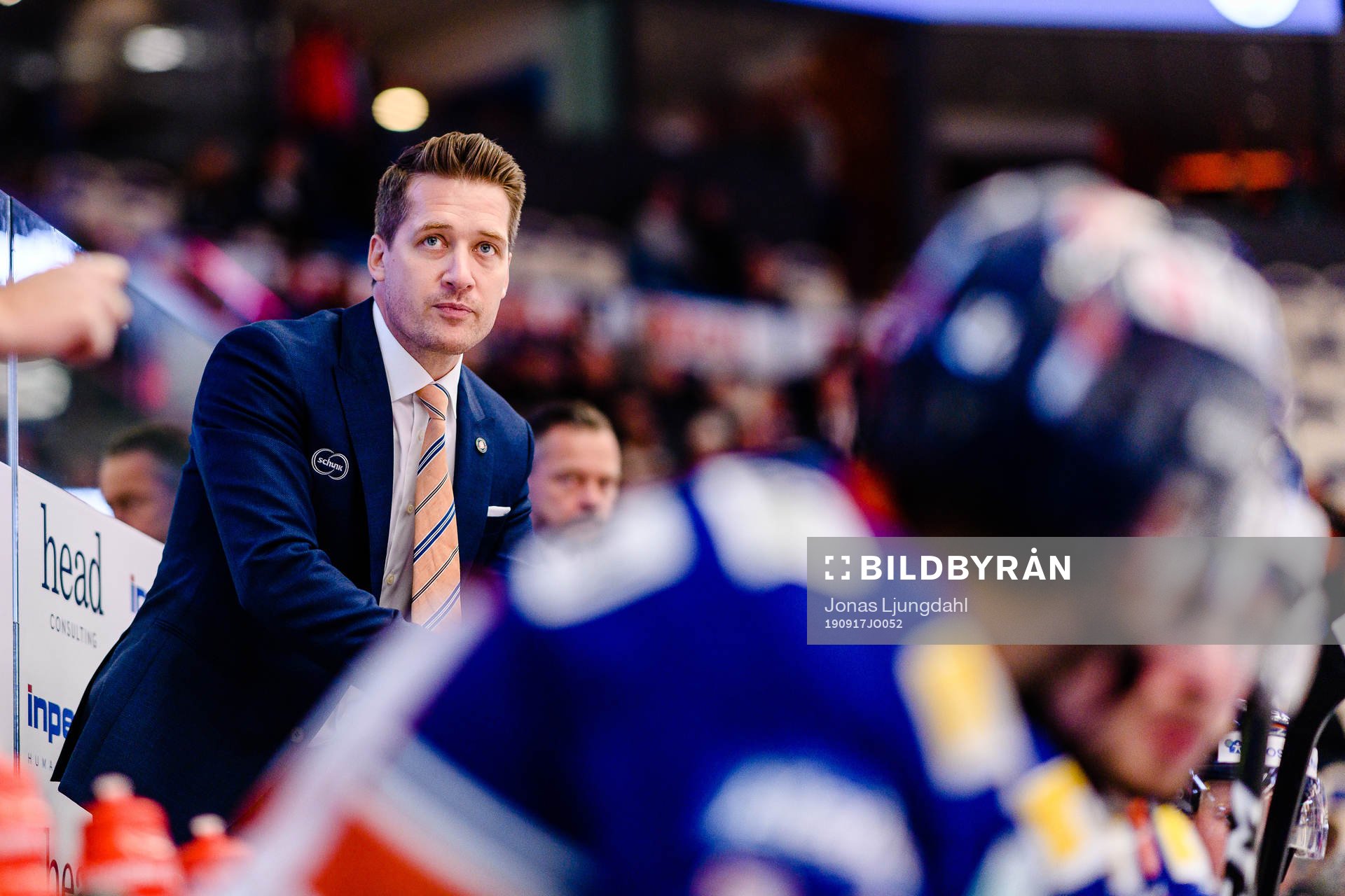 Växjös tränare Sam Hallam