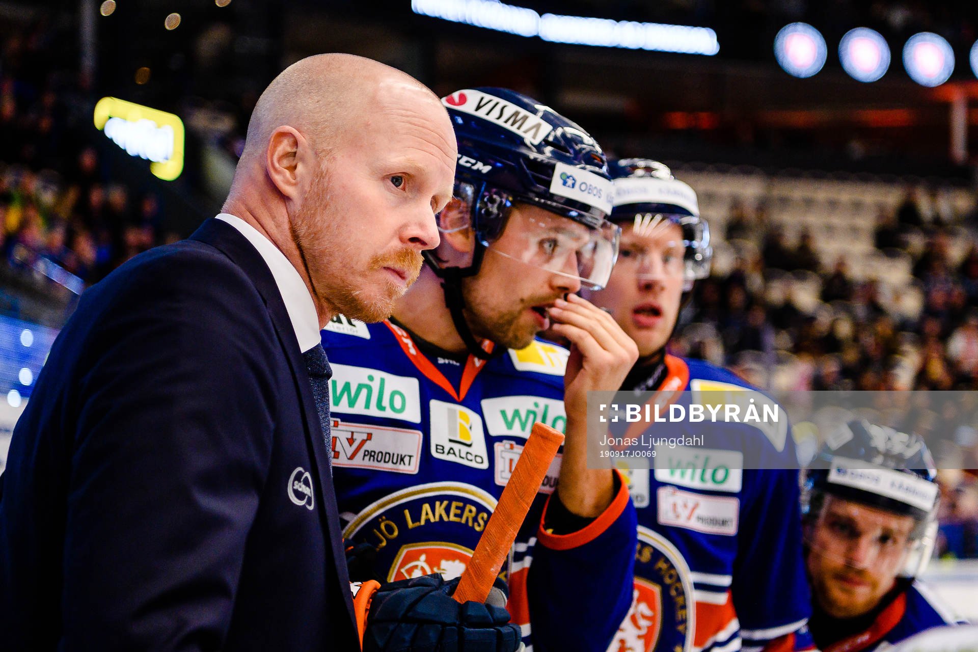 Växjös assisterande tränare Tobias Thermell