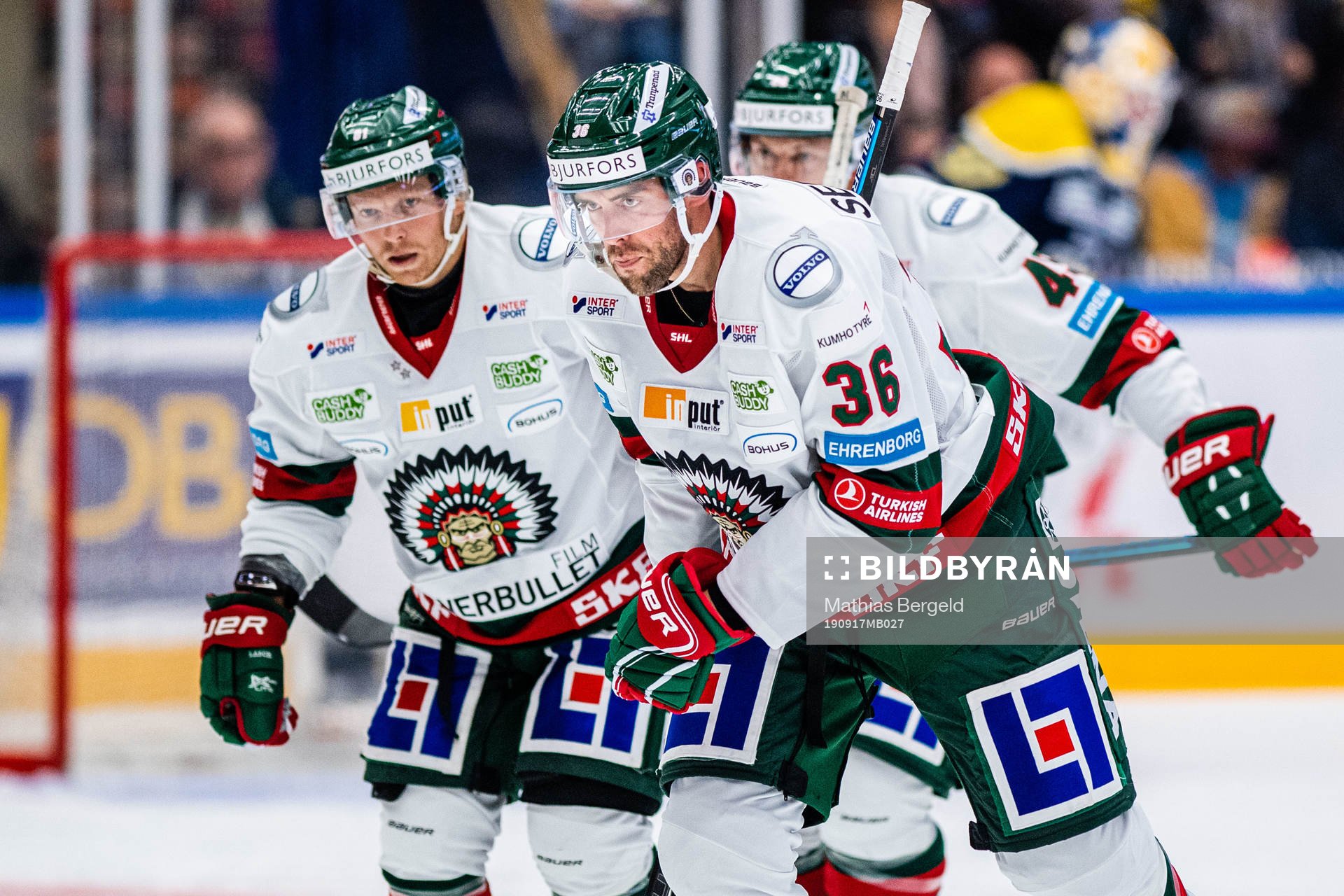 Frölundas Brandon Gormley jublar