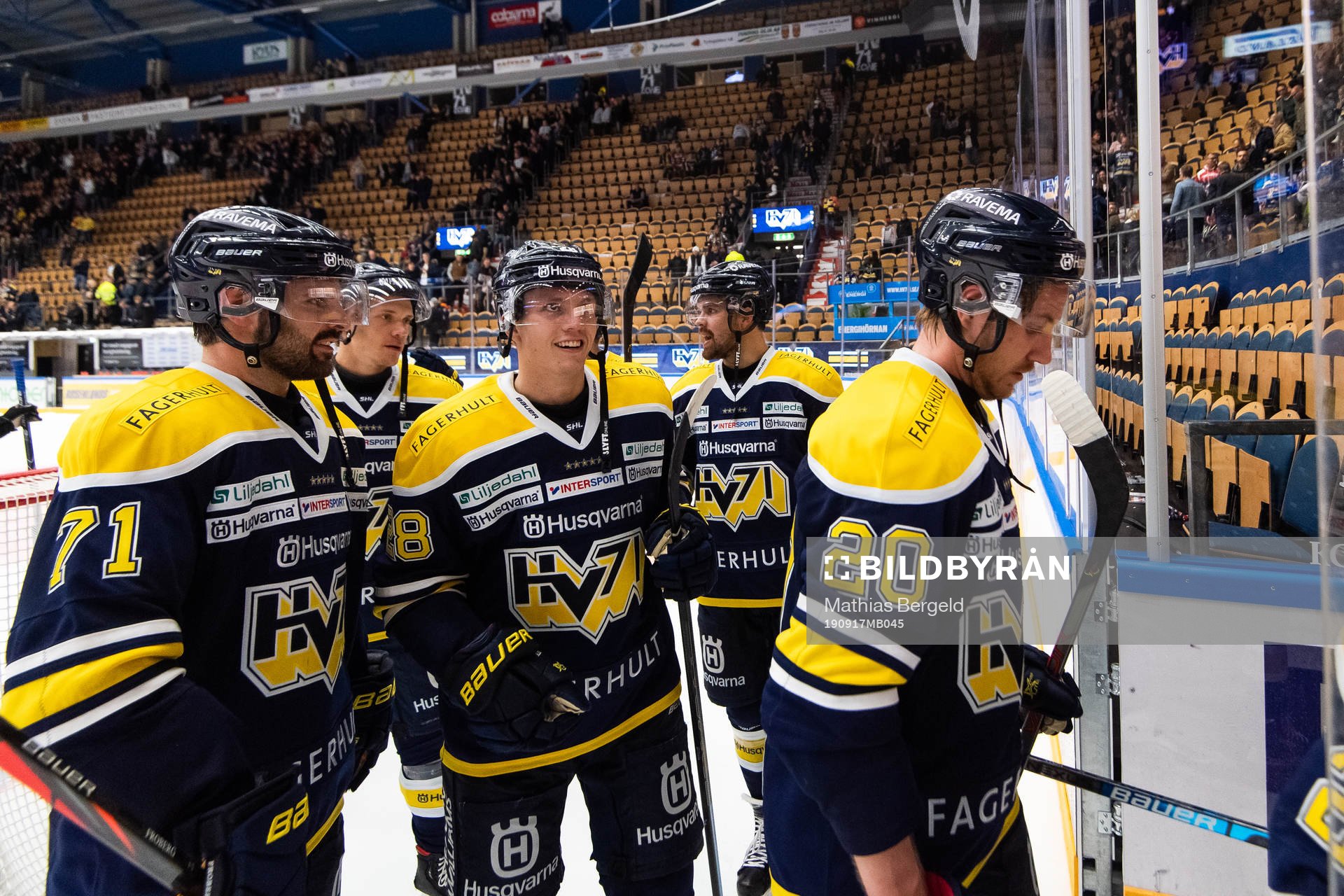 s Linus Fröberg, Johannes Kinnvall och Axel Holmström