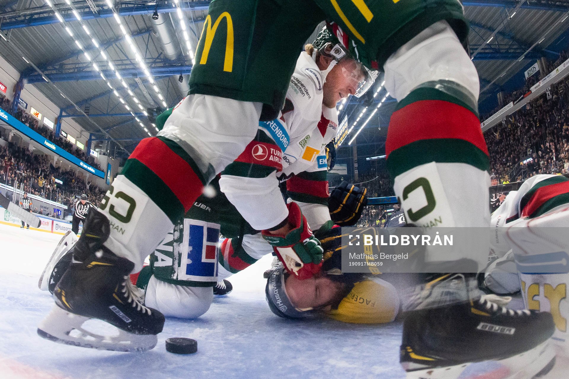 s Christian Sandberg vid en situation där HV71 fick ett