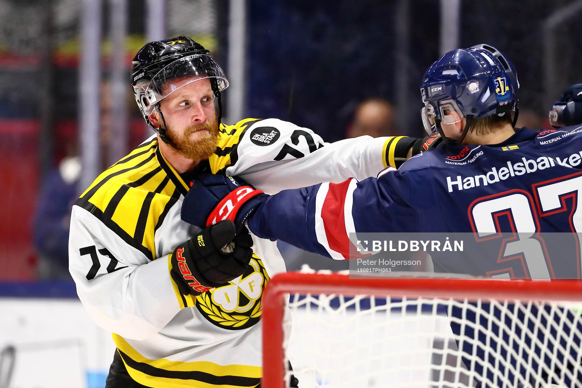 Brynäs Joachim Rodin o slagsmål med Linköpings Adam