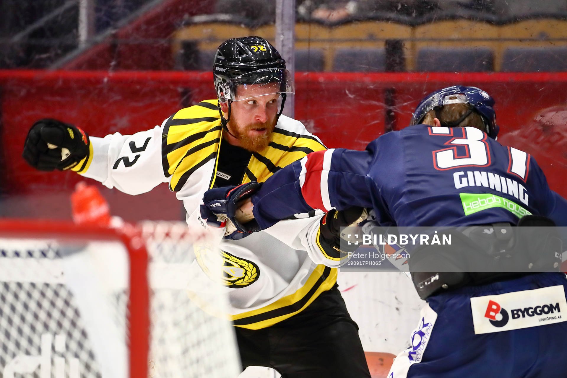 Brynäs Joachim Rodin o slagsmål med Linköpings Adam