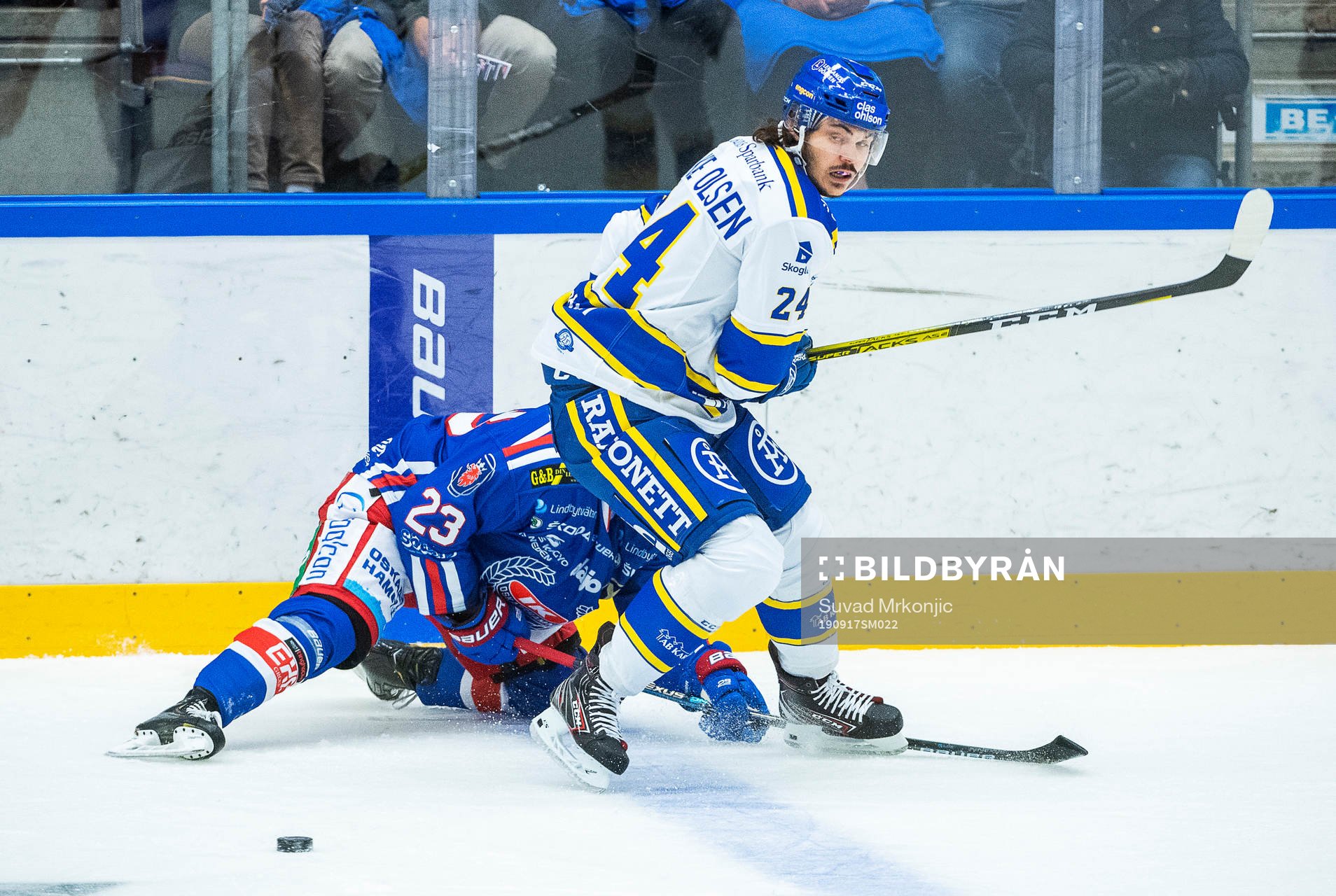 Oskarshamns Rok Ticar och Leksands Thomas Valkvae Olsen
