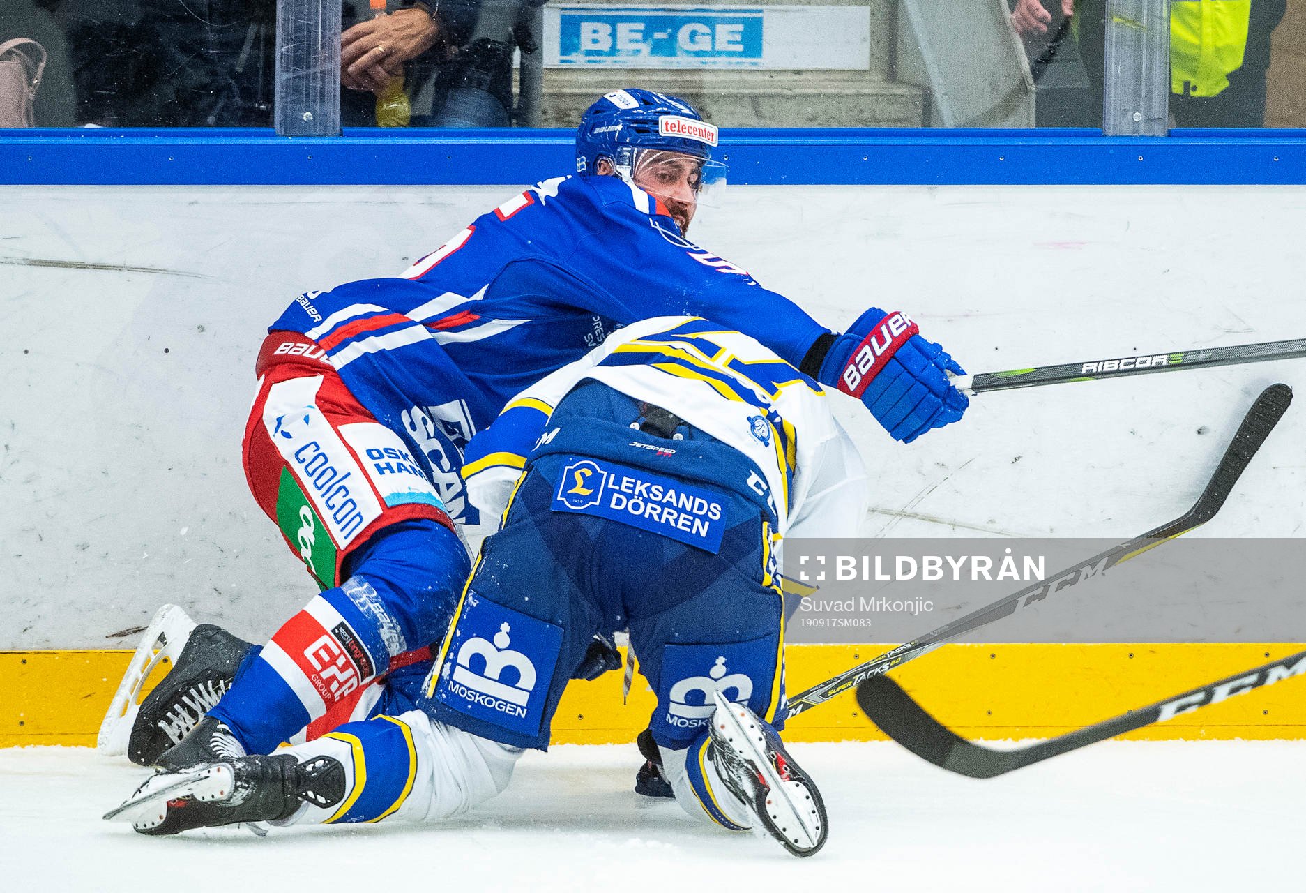 Oskarshamns Johan Alm och Leksands Marek Hrivik