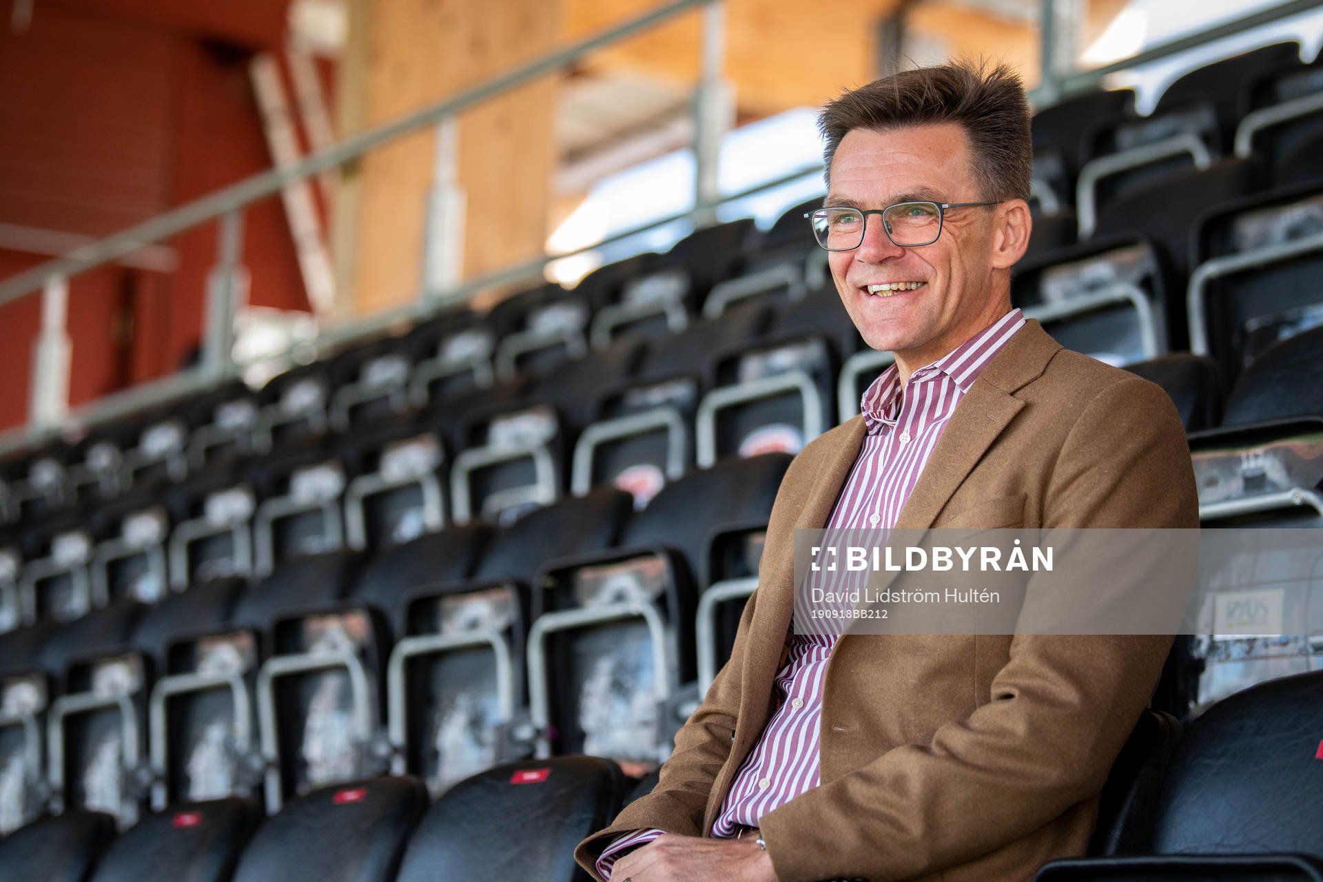 På denna handout-bild från Östersunds FK så ses Lennart