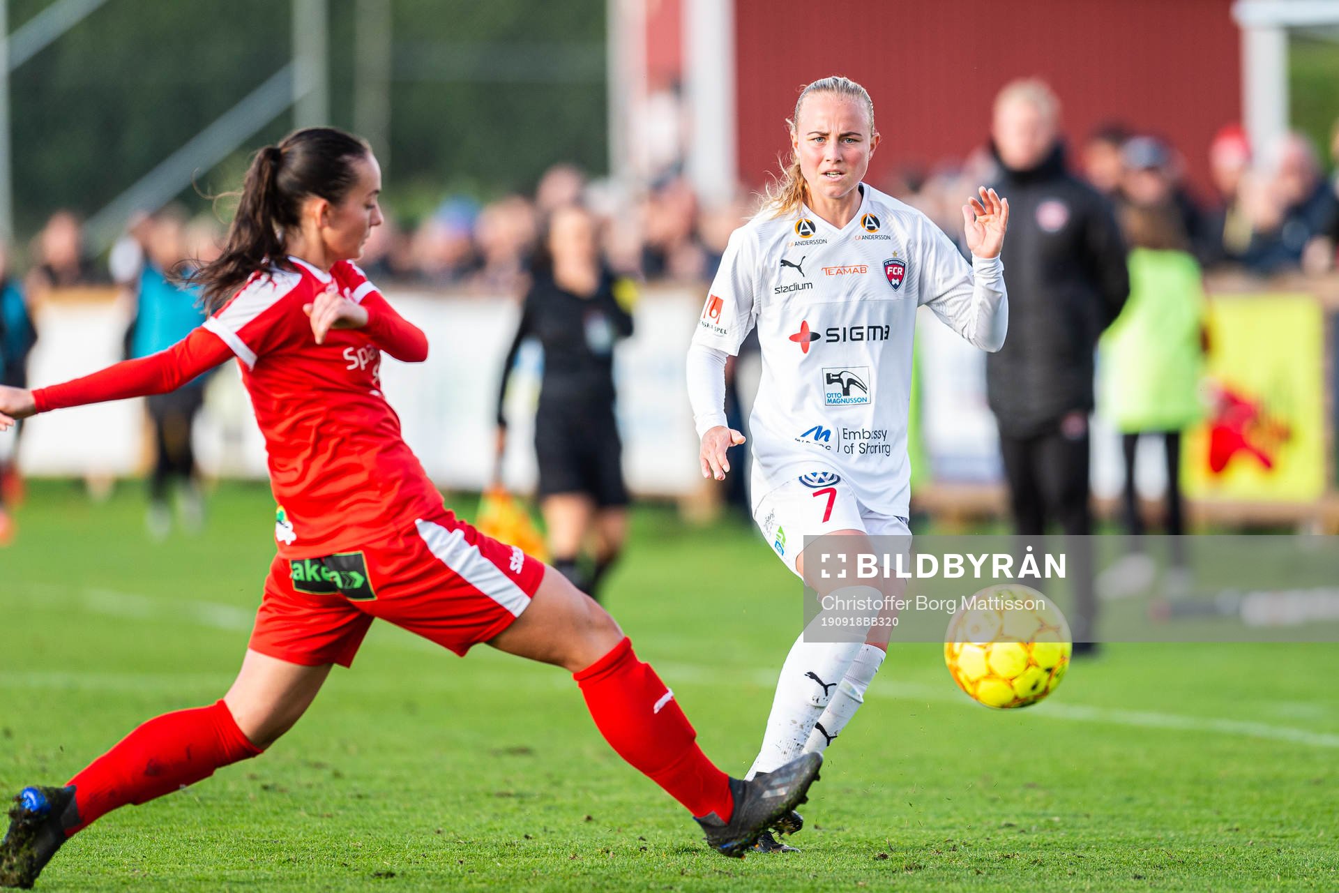 Dösjöbros Martina Sutalo och Rosengårds Ebba Wieder