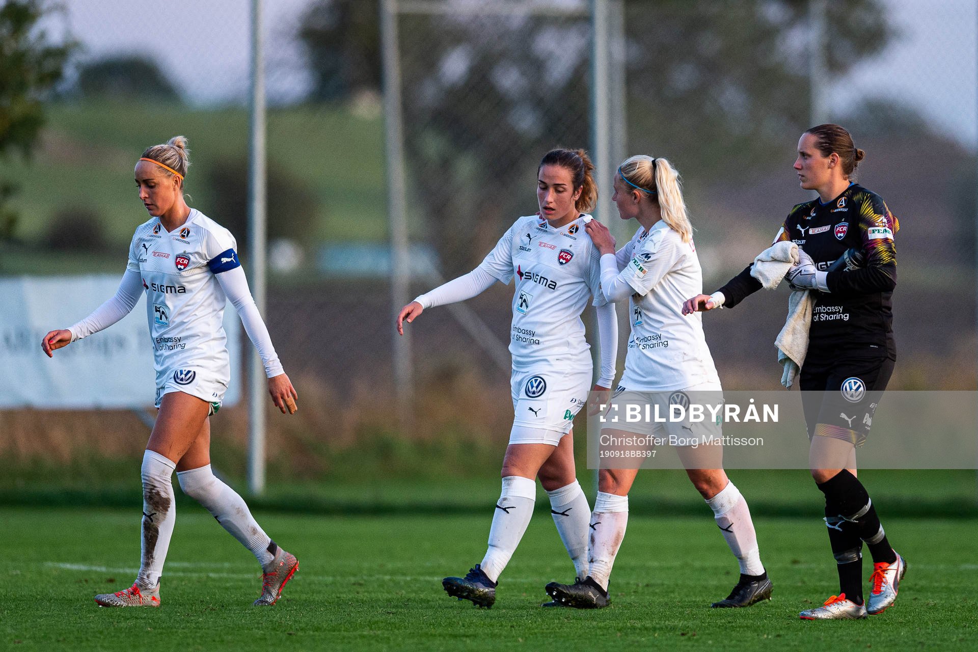 Rosengårds Sanne Troelsgaard, Edina Filekovic, Mie Leth