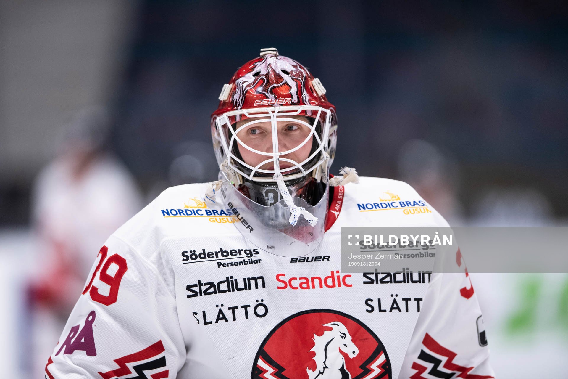Vita Hästens målvakt Viktor Kokman