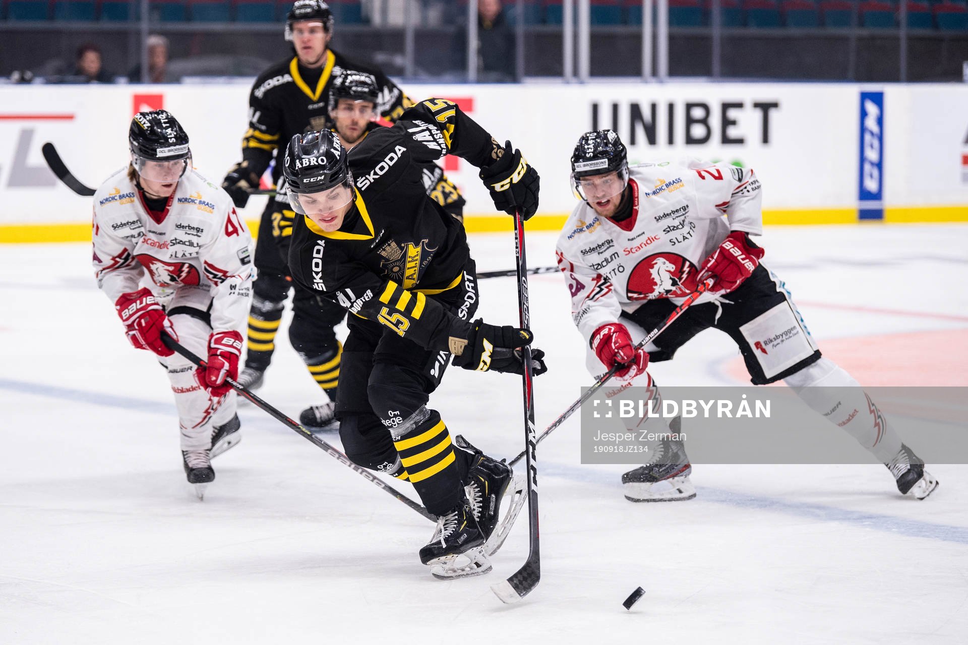 s Elias Lindström, Vita Hästens Oliver Nordberg och Kevin