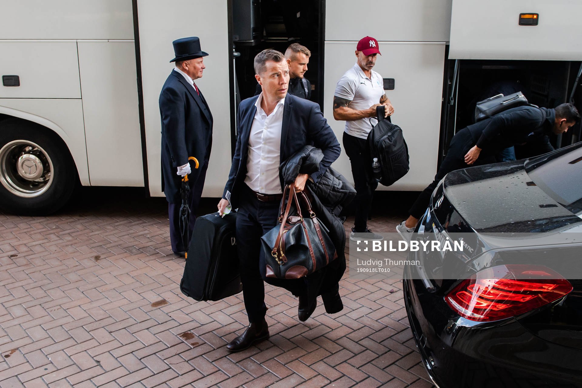 Daniel Andersson, head of sports, of Malmö FF arrives at